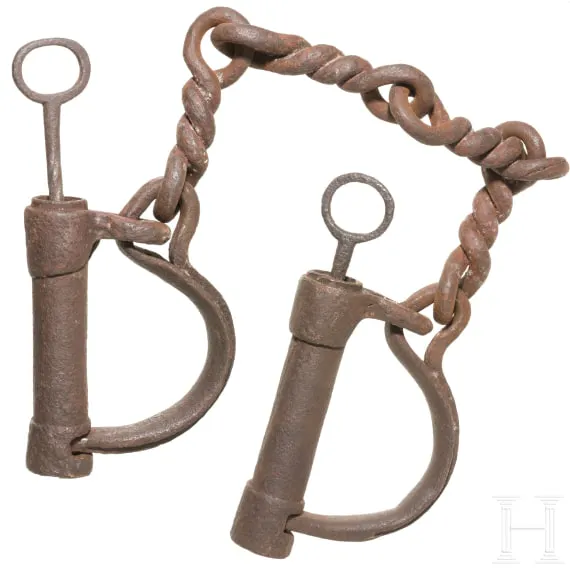 A German iron shackle, 17th/18th century | Barnebys