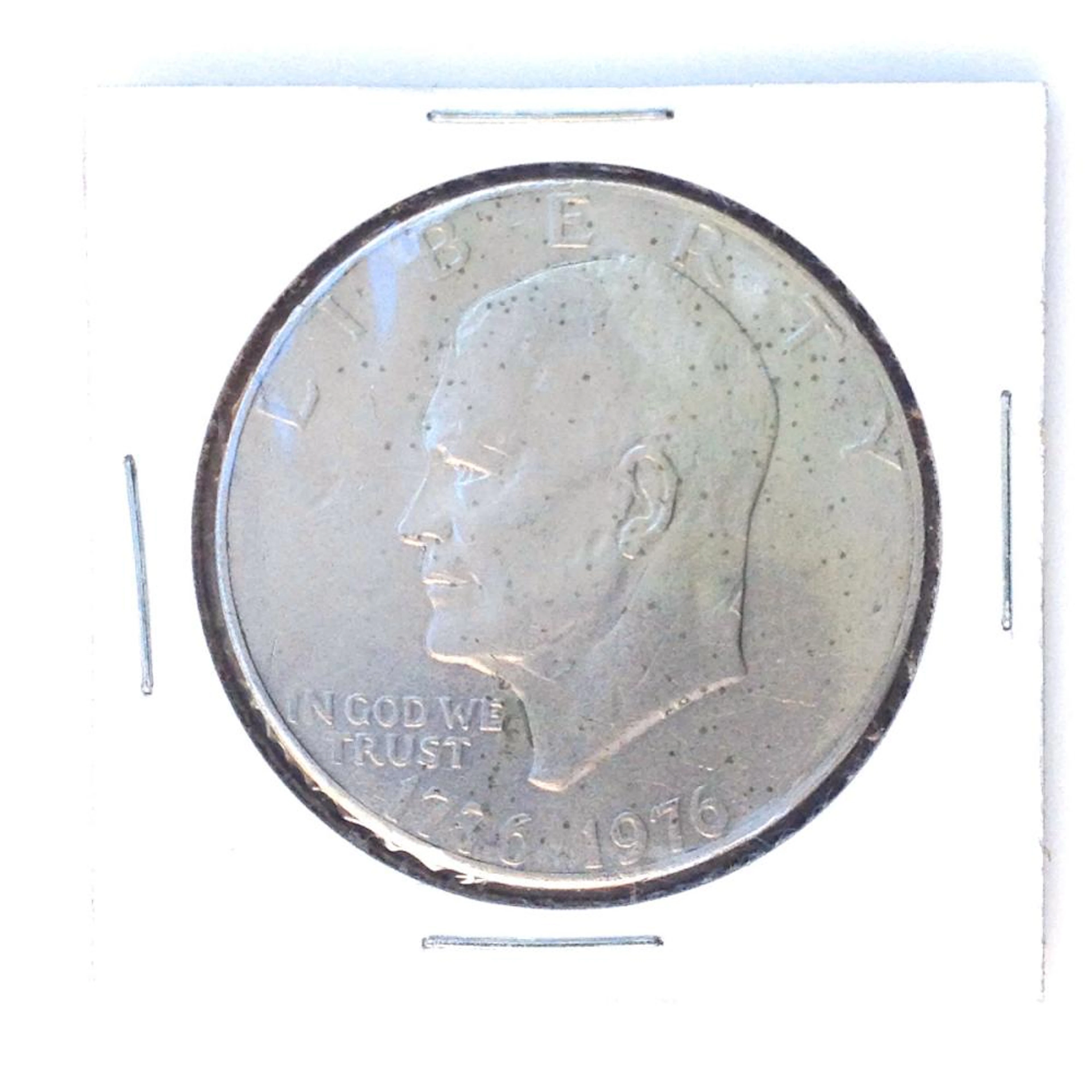 1976 US President Ike Eisenhower Bi-Centennial $1 One dollar coi