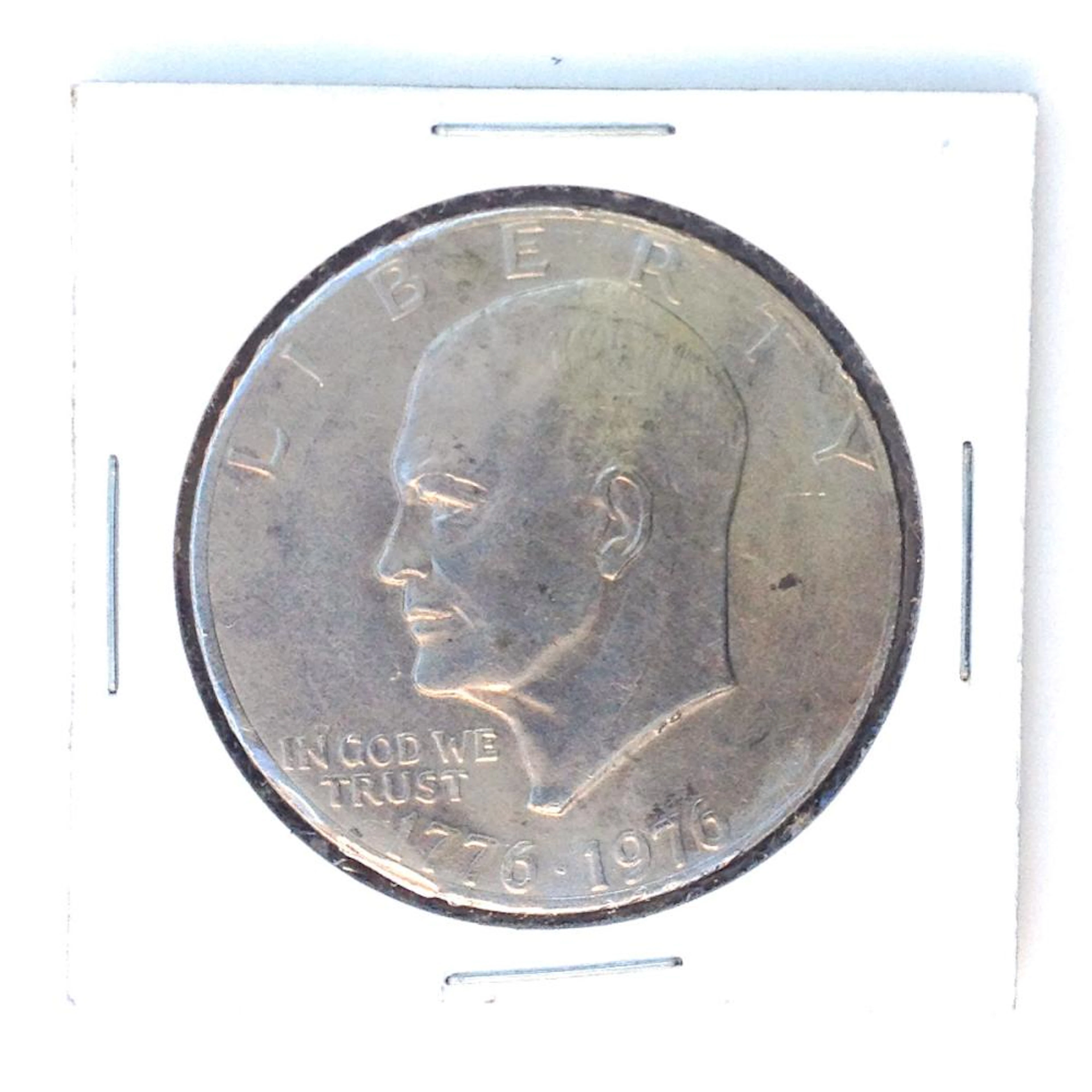 1976 US President Ike Eisenhower Bi-Centennial $1 One dollar coi