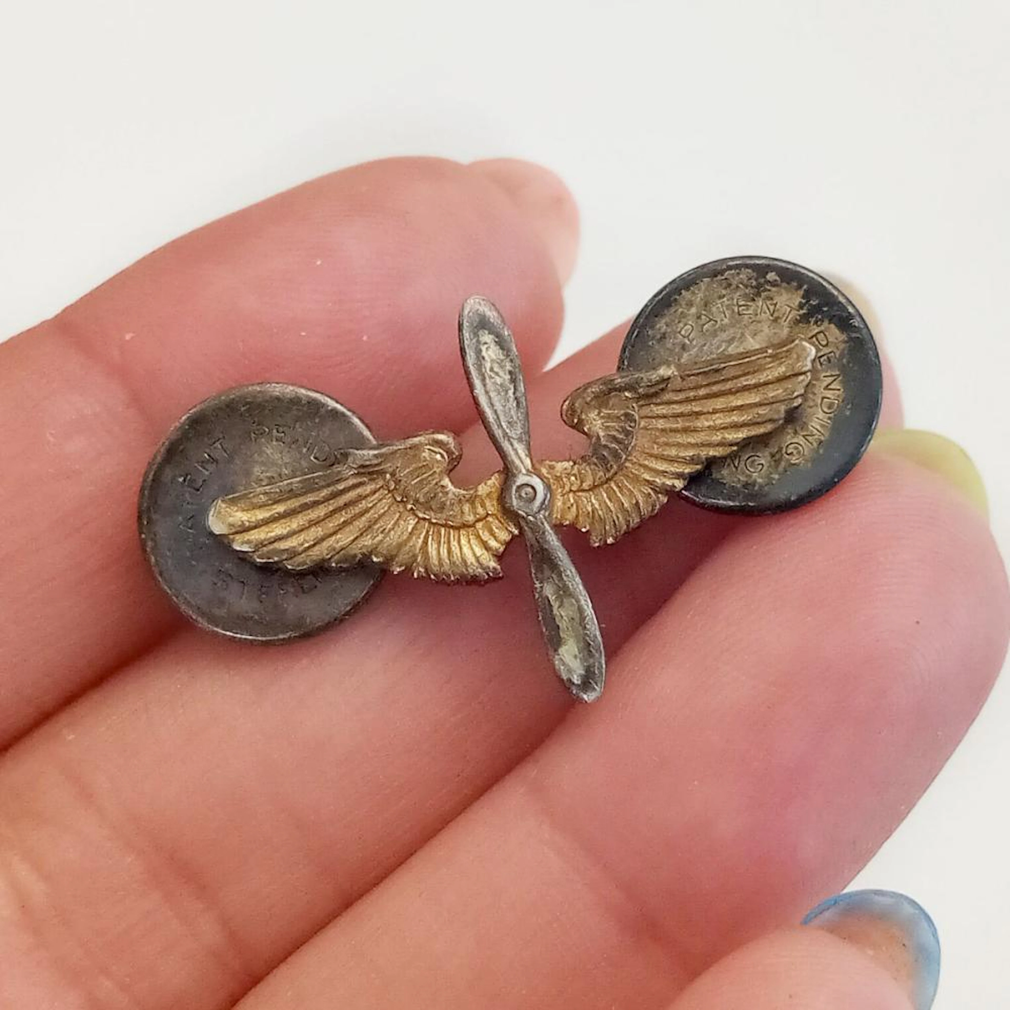 Vintage two tone Sterling silver WW II US Army Air Force...