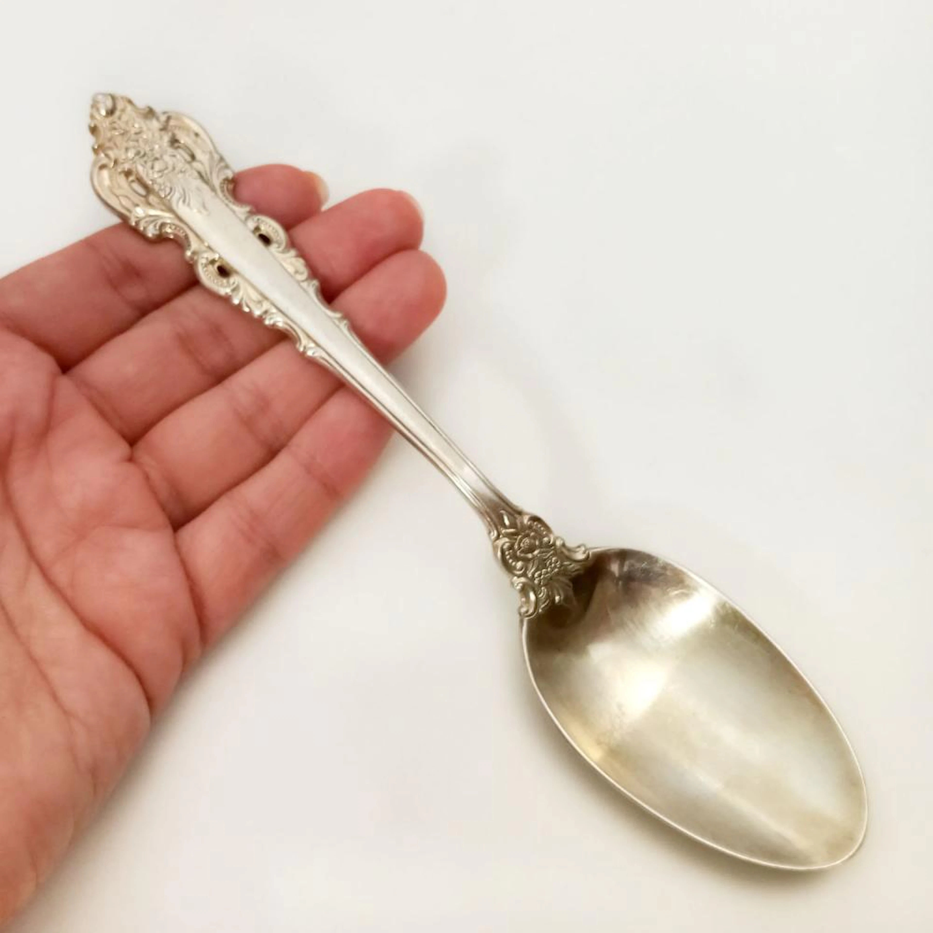 WALLACE SILVERSMITH: Vintage Grande Baroque design pure...