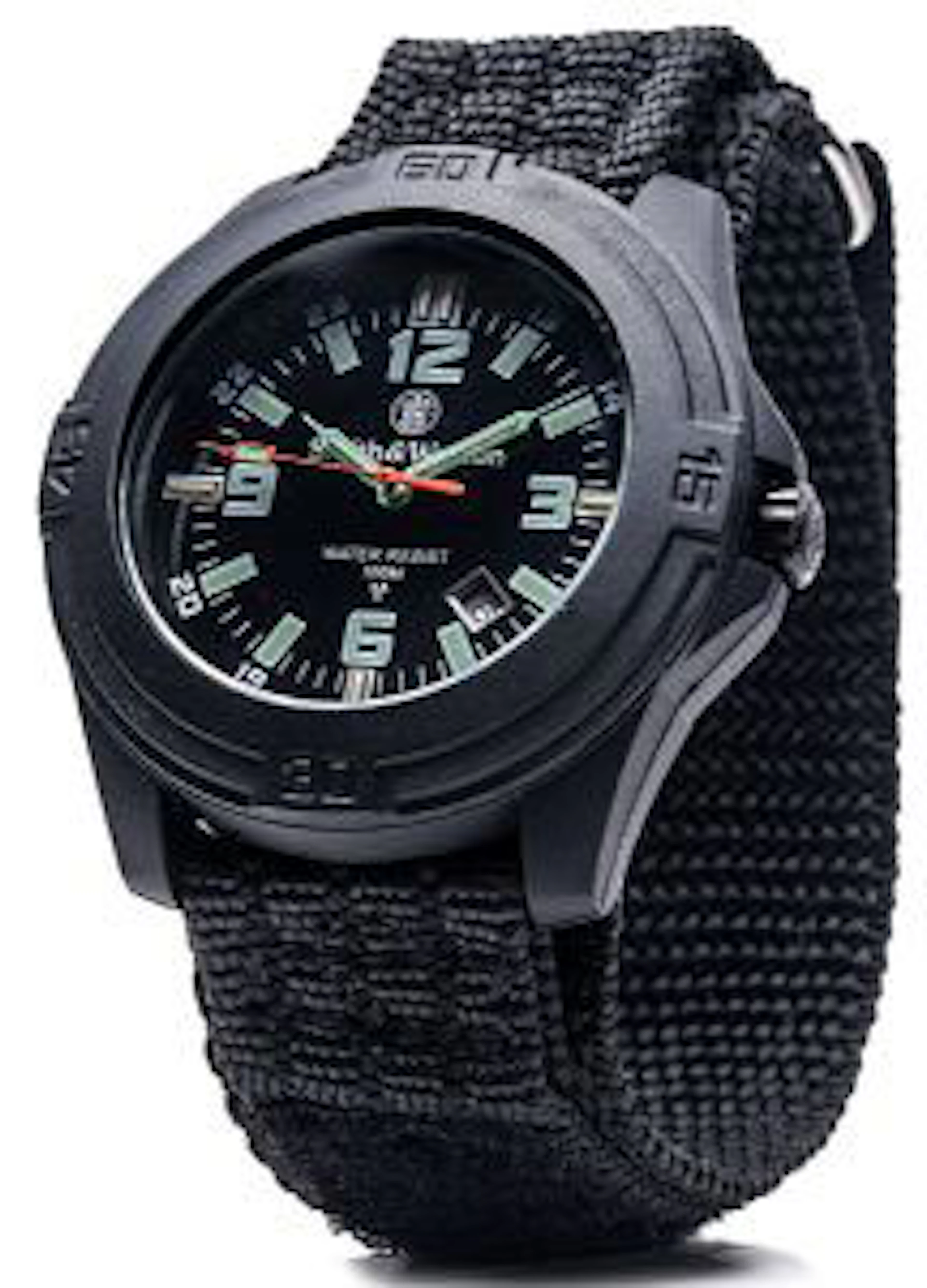SMITH AND WESSON SOLDIER WATCH TRITIUM W/NYLON STRAP