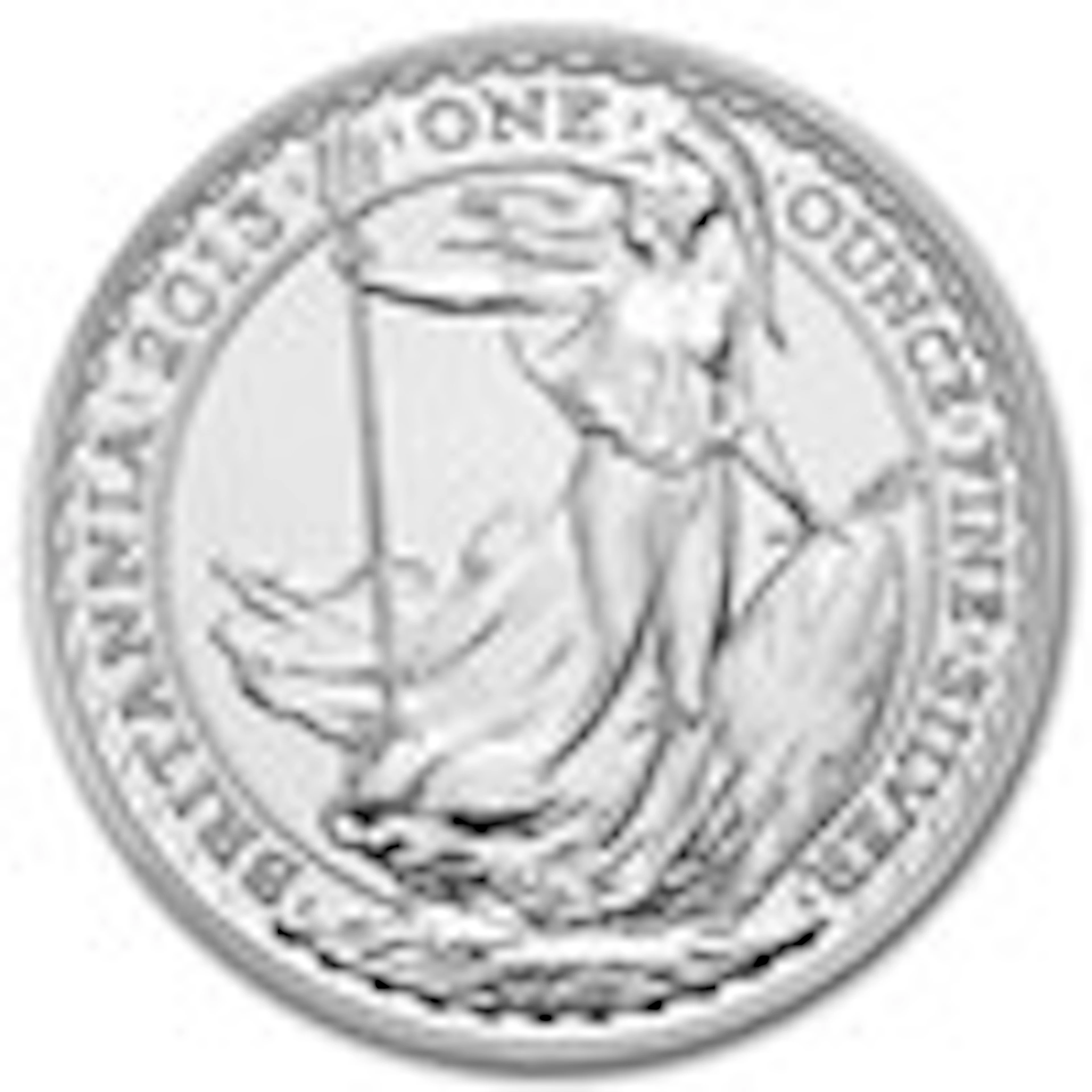 2013 Great Britain 1 oz Silver Britannia BU