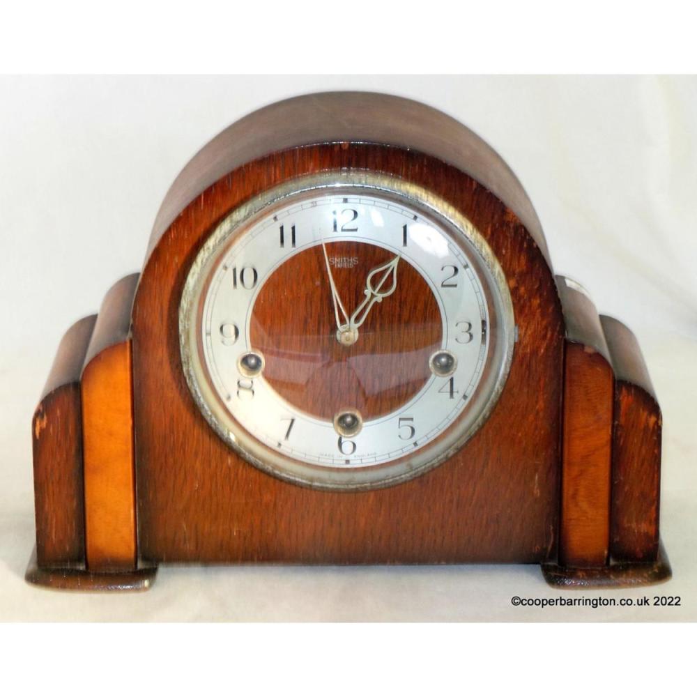 Art Deco Smiths Westminster Chime Mantle Clock | Barnebys