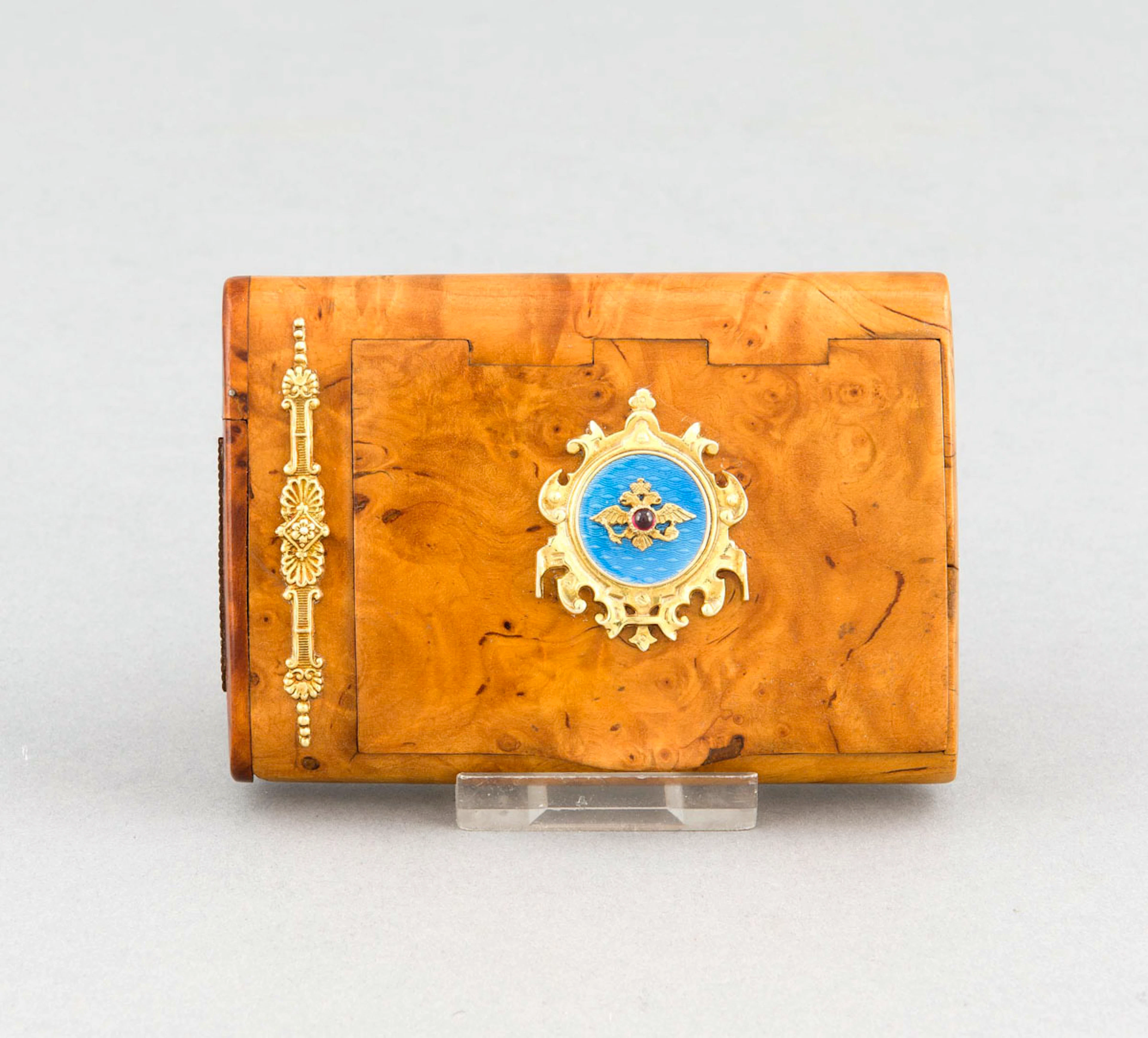 Streichholz-Etui, punziert Rußland, verschlagene 1