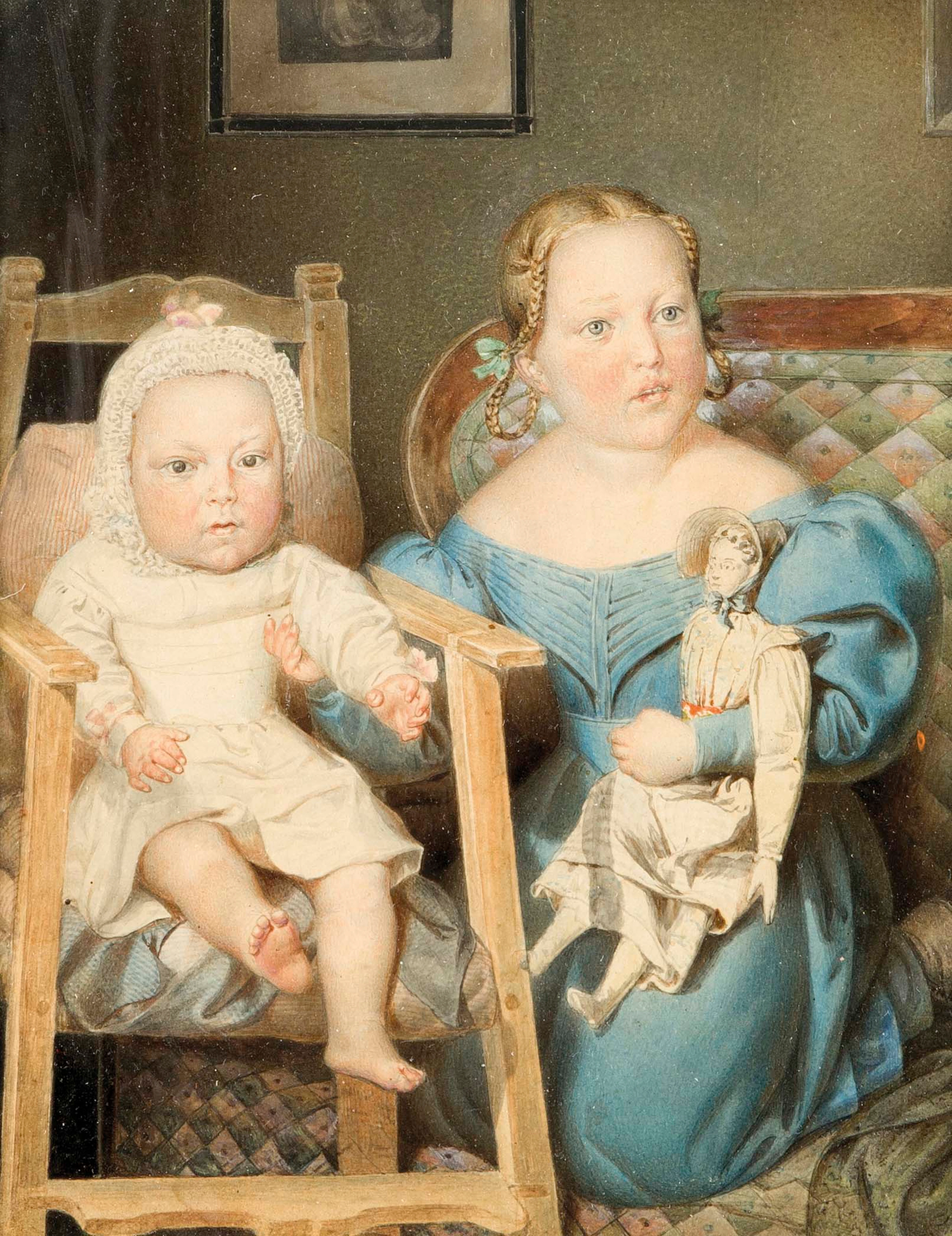 Biedermeier-Kinderportrait, dt