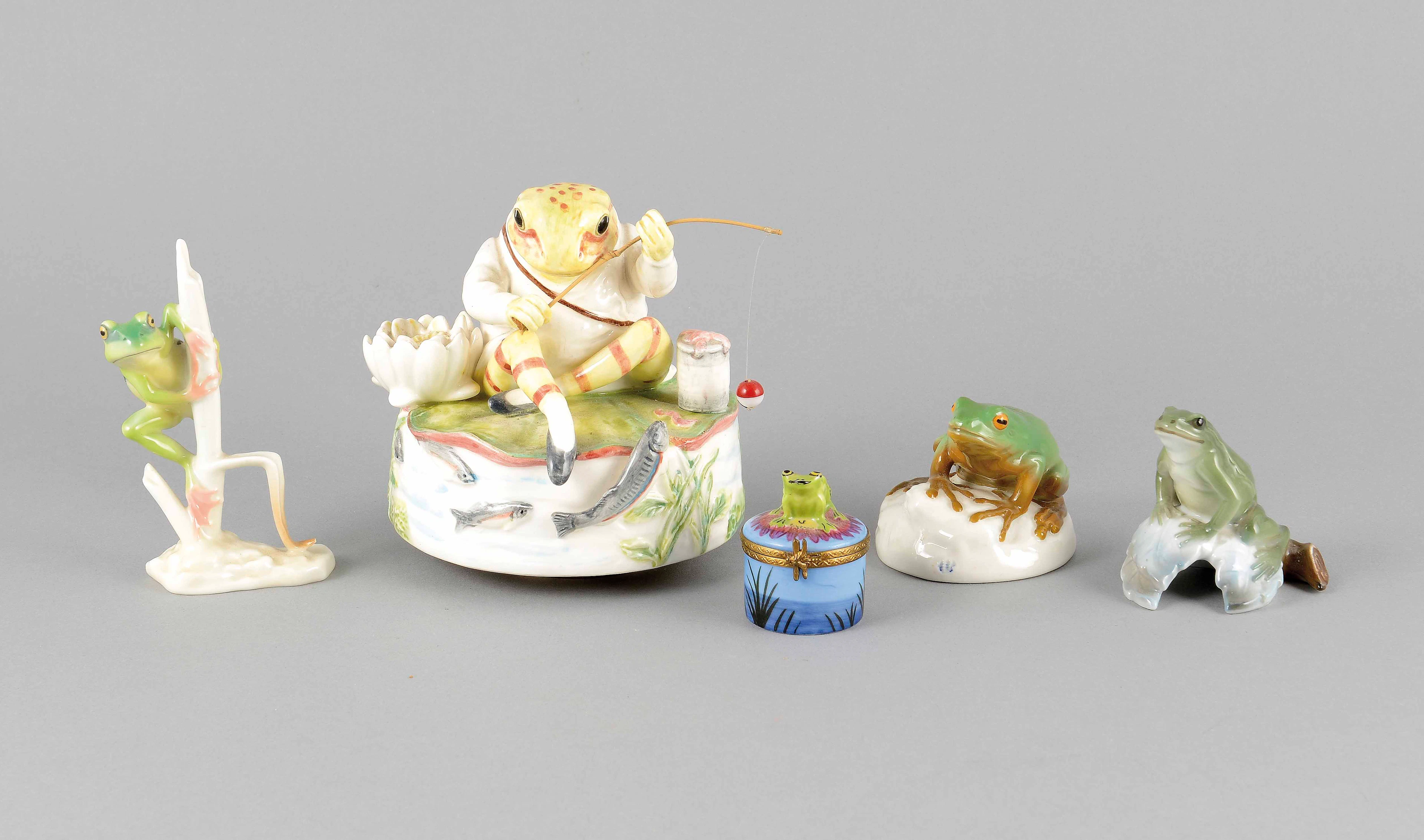 Fünf Frosch-Figuren, 20