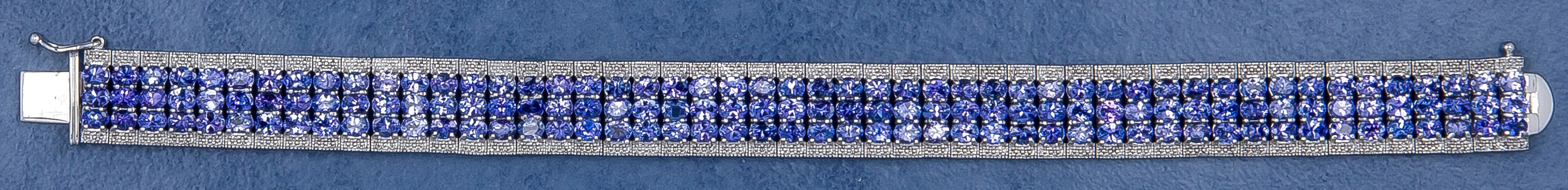Tansanit-Armband