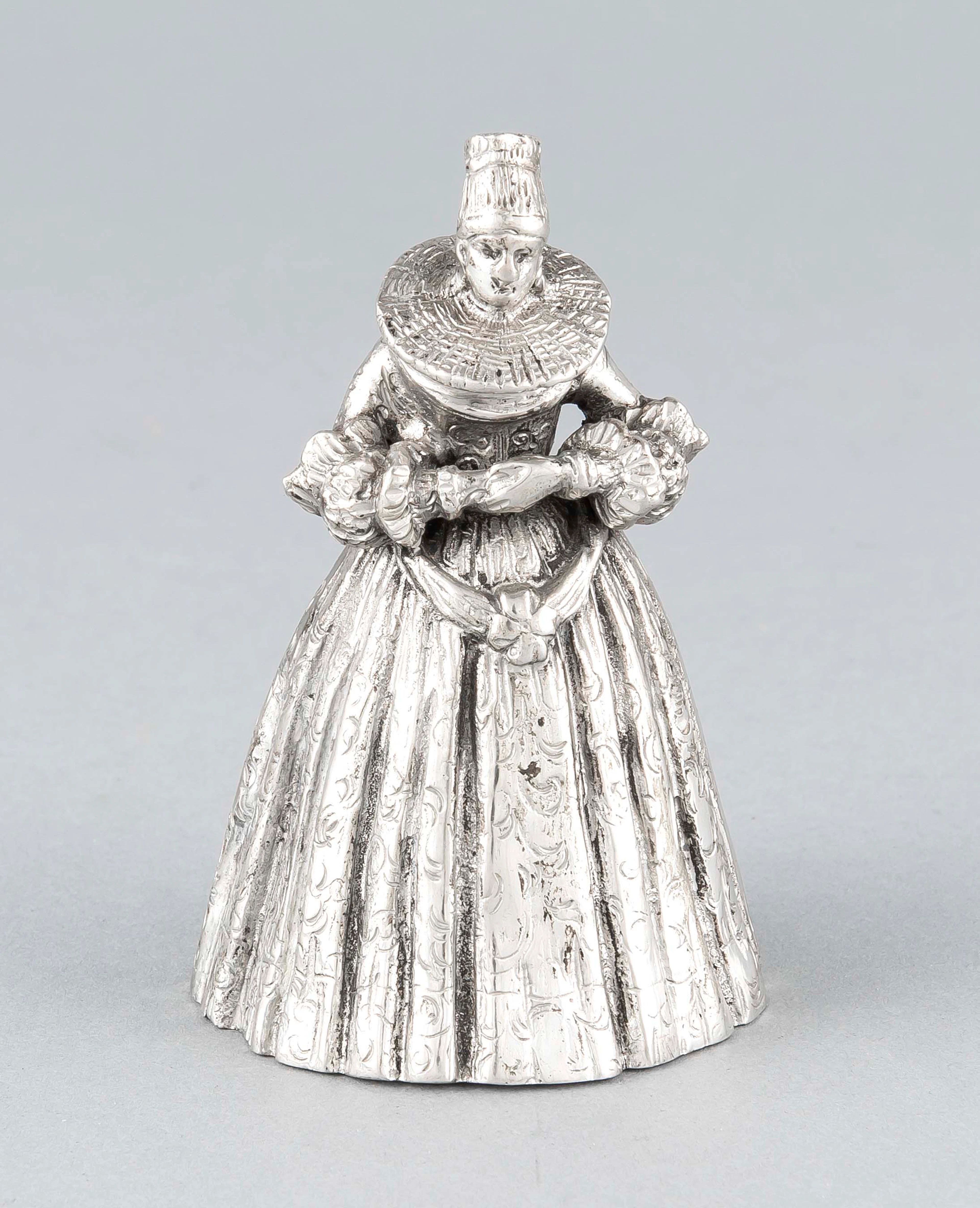 Figürliche Tischglocke, Deutsch, um 1900, MZ: L