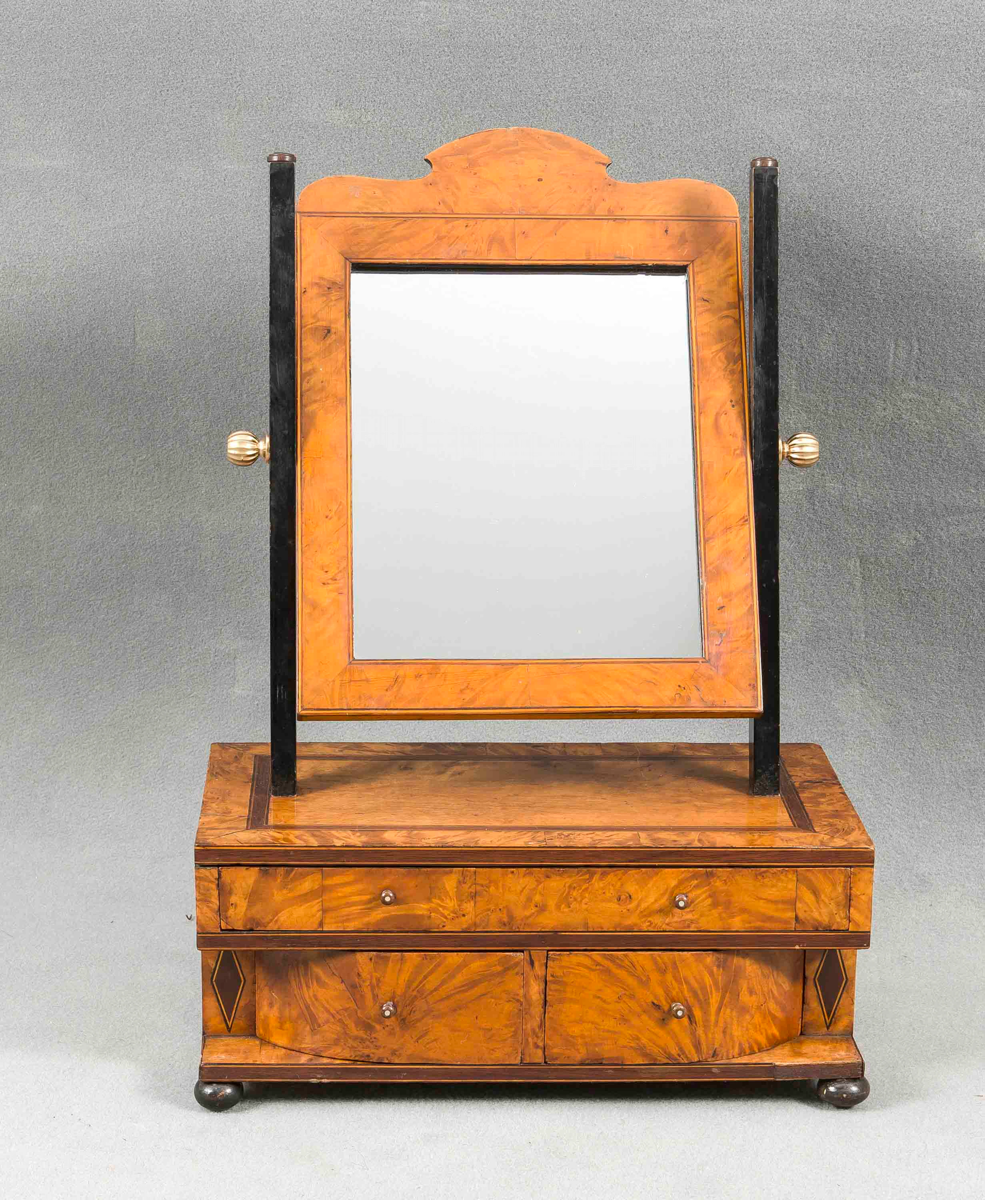 Biedermeier-Kommoden-Schminkspiegel