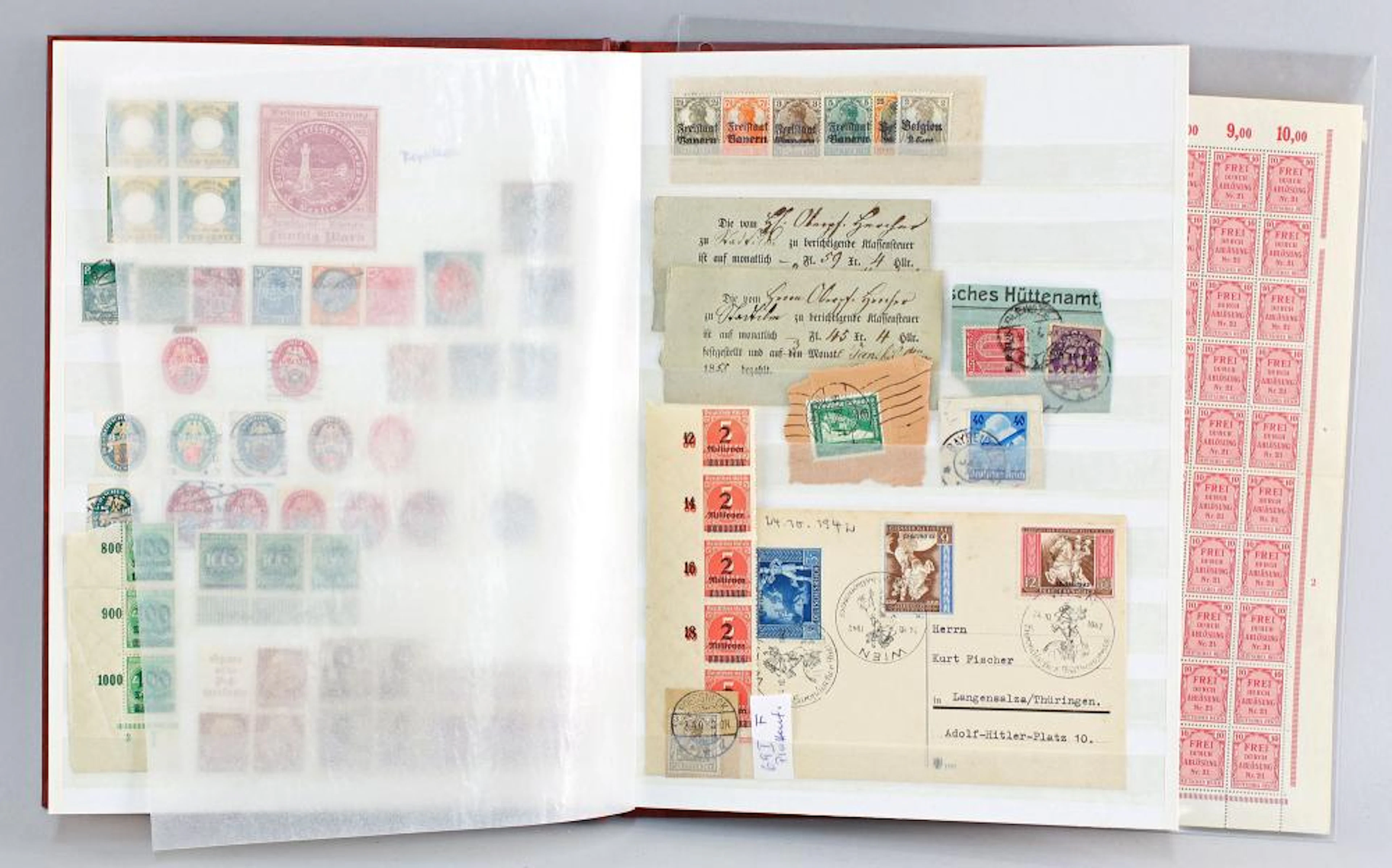 Briefmarken-Album Deutsches Reich