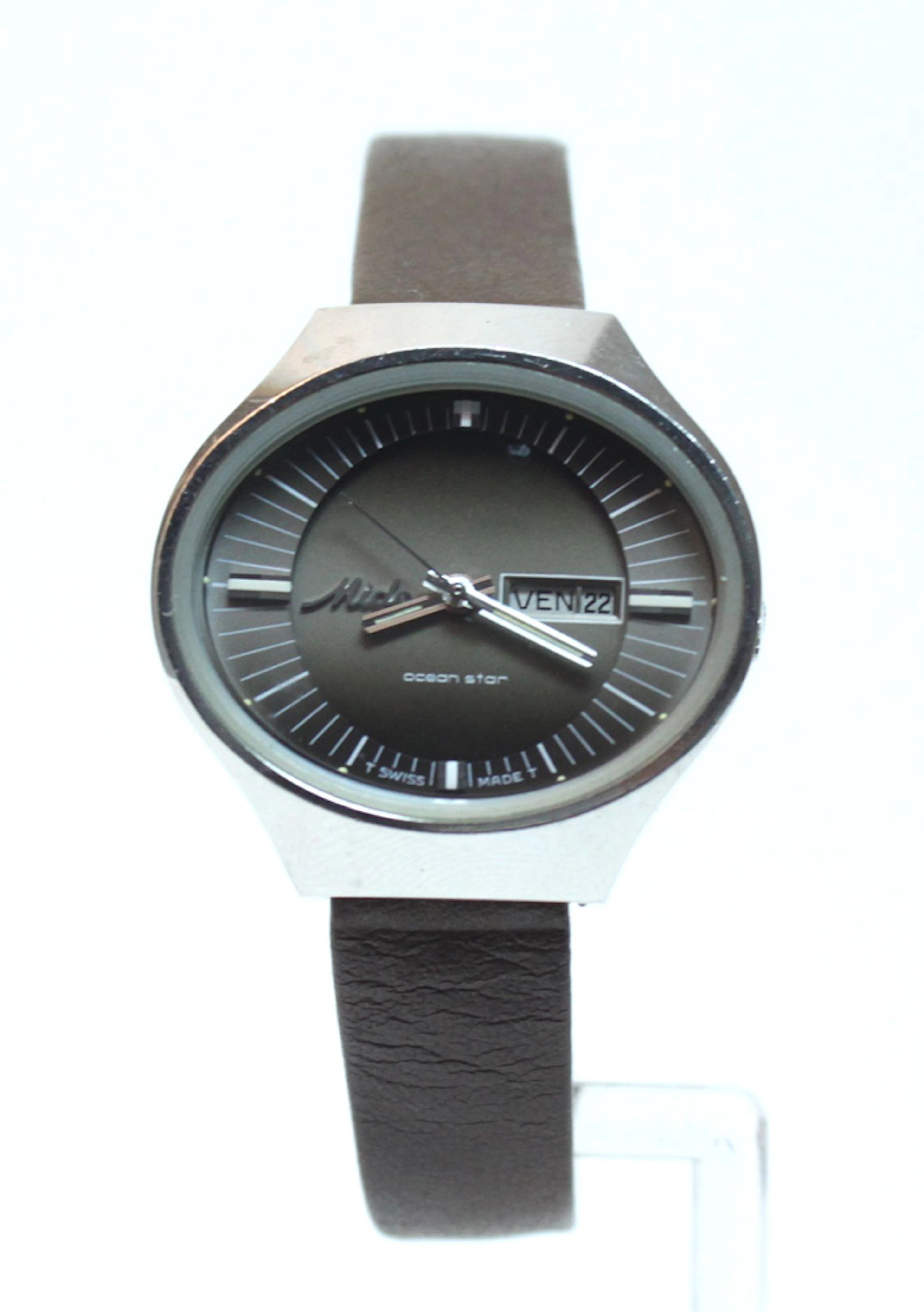 Mido@, Ocean Star, montre en acier automatique, jour et date à guichet