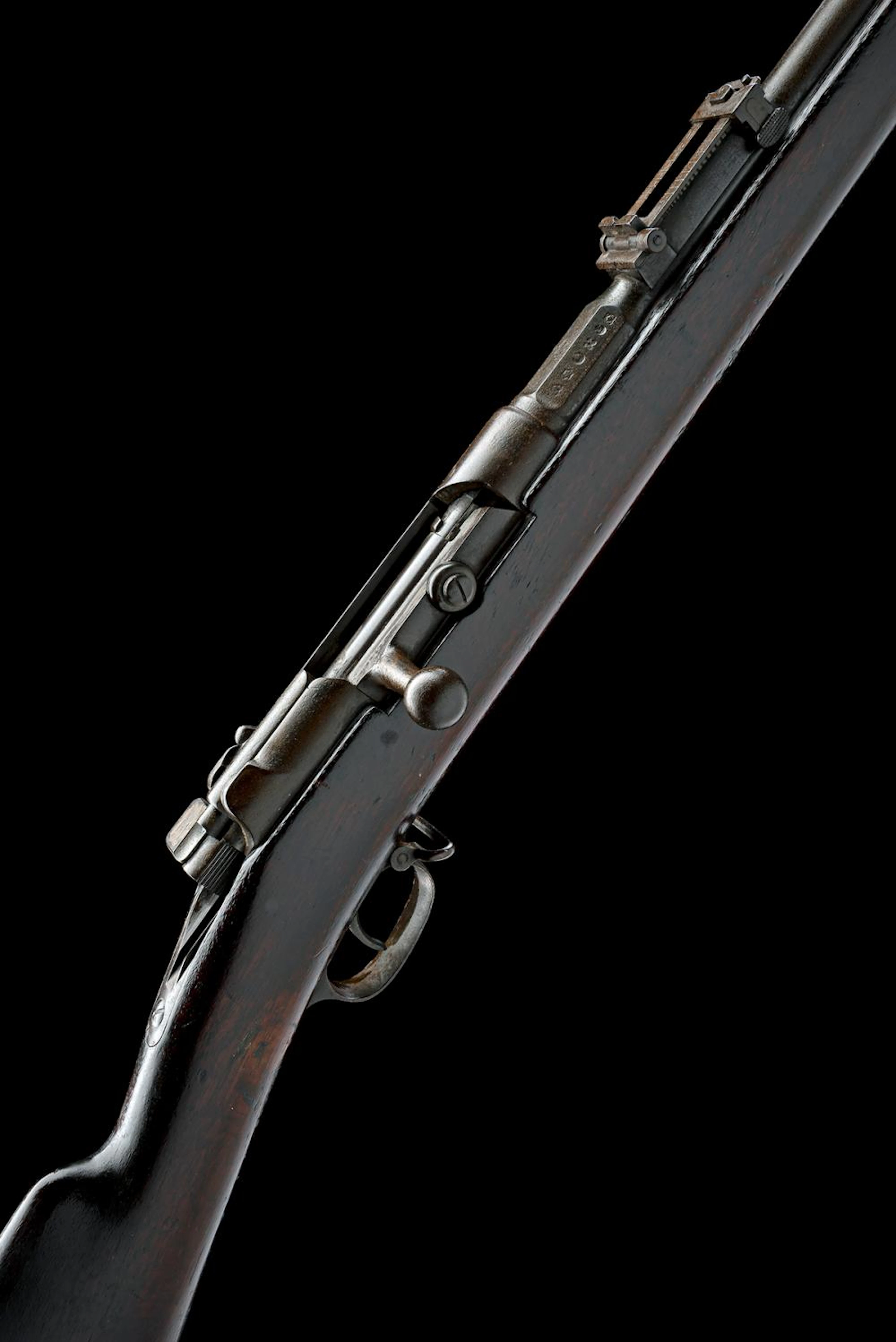 MAUSER, GERMANY A 9.5x60R (TURKISH) BOLT ACTION REPEATING RIFLE