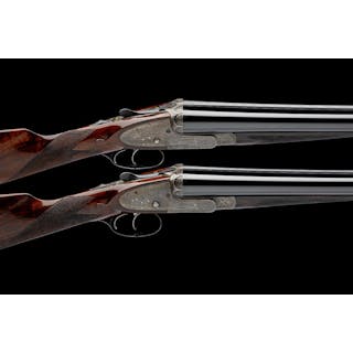 J. WOODWARD & SONS A MATCHED PAIR OF 12-BORE 'THE AUTOMATIC' SIDELOCK EJECTORS