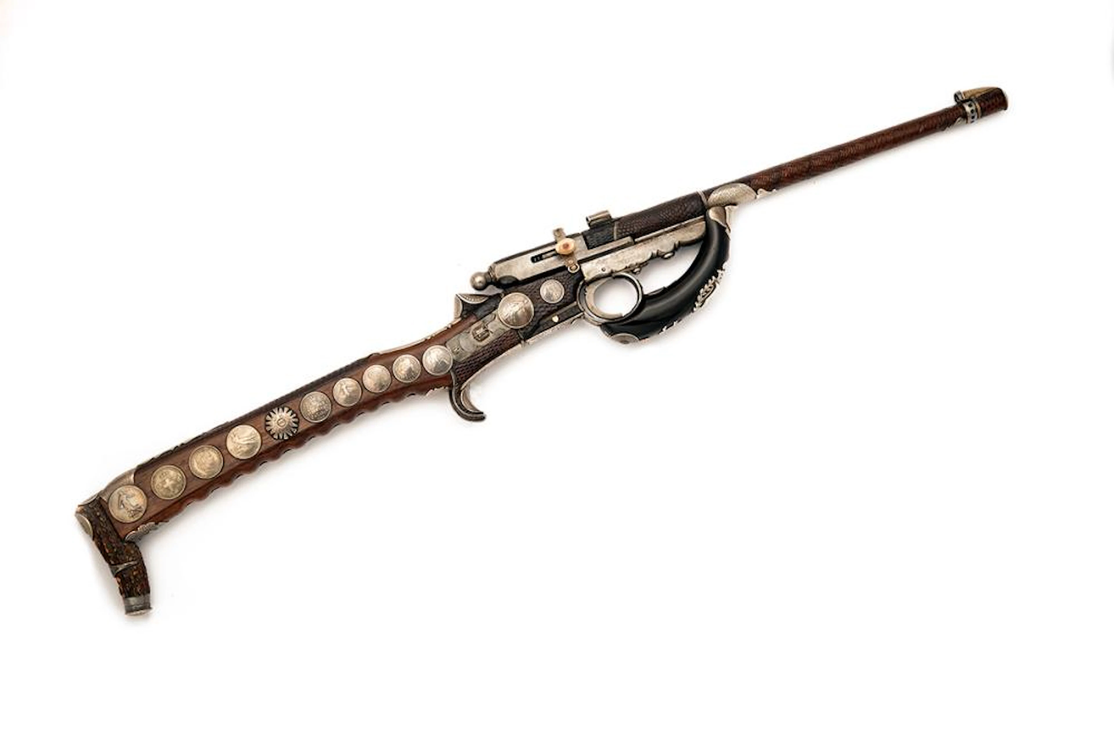 A MOST UNUSUAL CUSTOM-BUILT .22 (SHORT) SINGLE-SHOT...