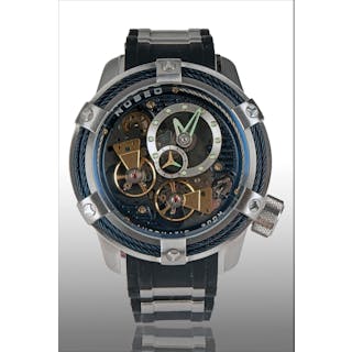 UBEO A BOXED LIMITED EDITION 'VANGUARD' GENTLEMAN'S MECHANICAL WRISTWATCH
