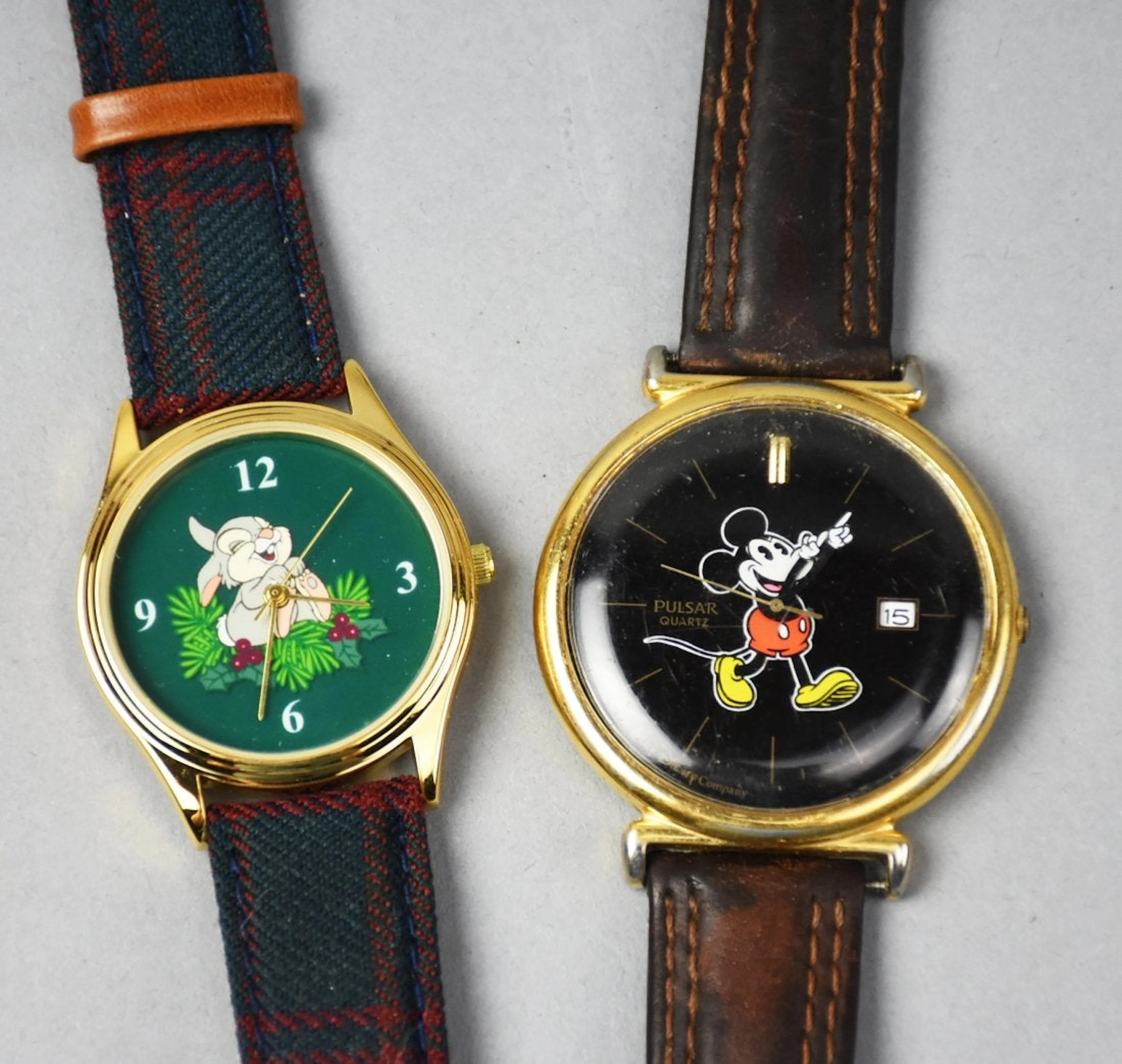 Mickey Mouse & Thumper Watches