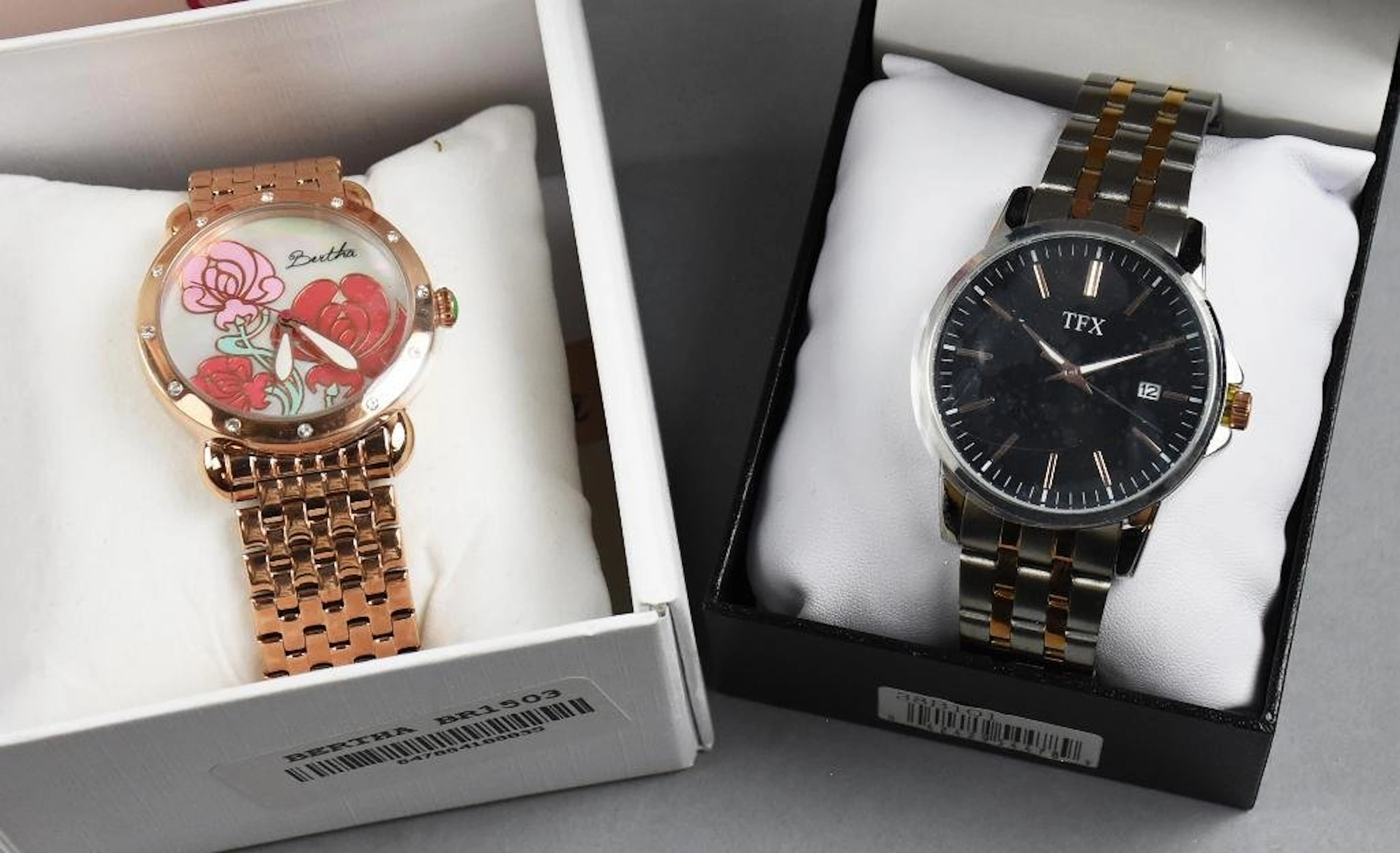 Pair Watches, Bertha Josephine & TFX by Bulova
