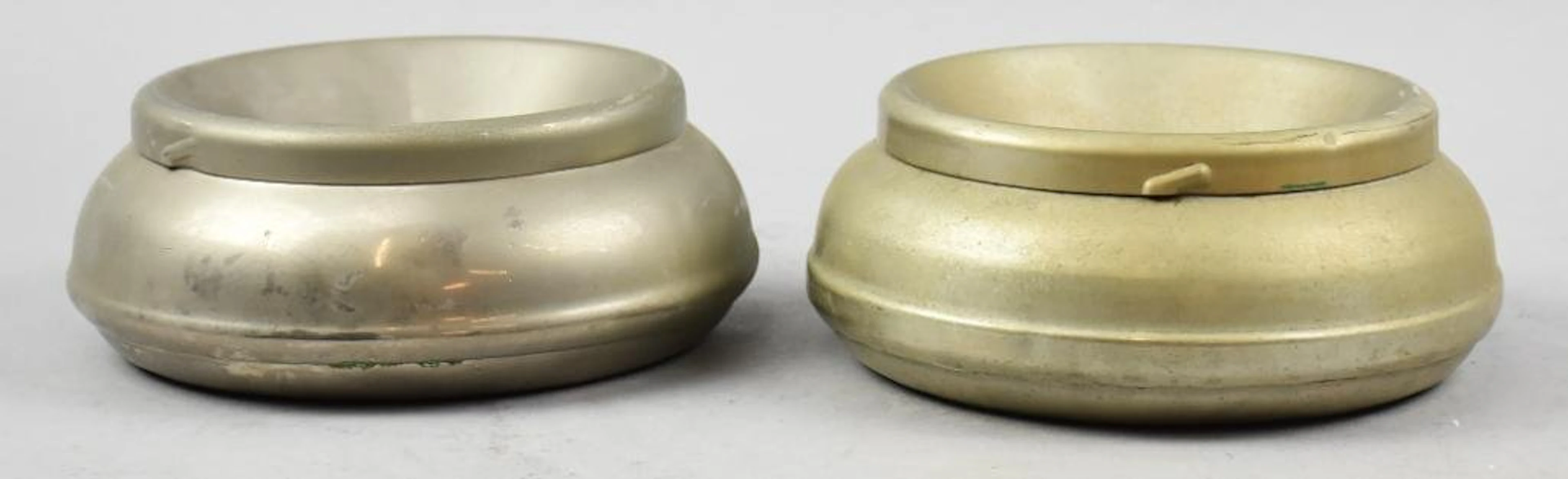 (2) Vintage Brass The Pullman Co Spittoons