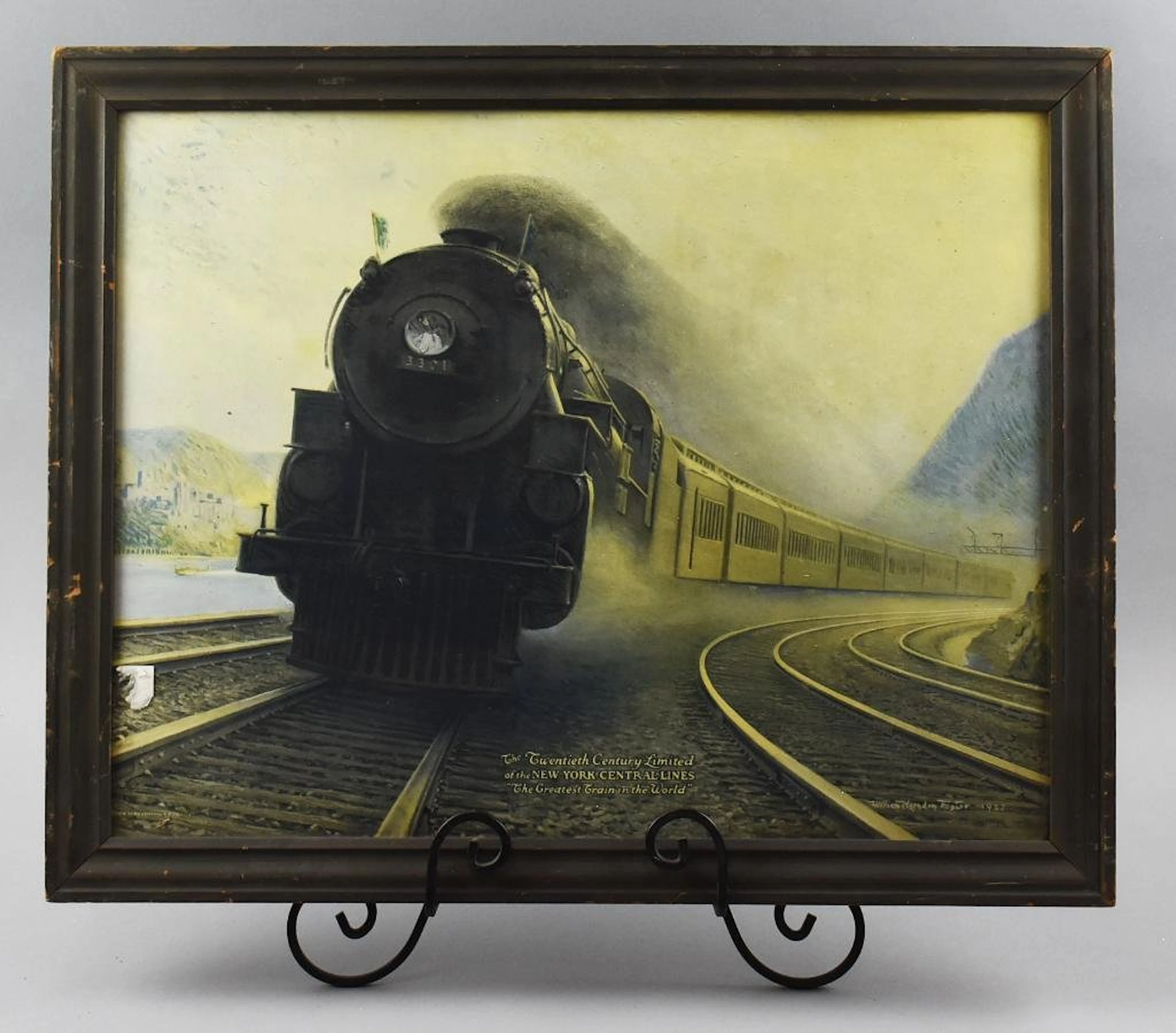 William H. Foster Chromolithograph New York Central
