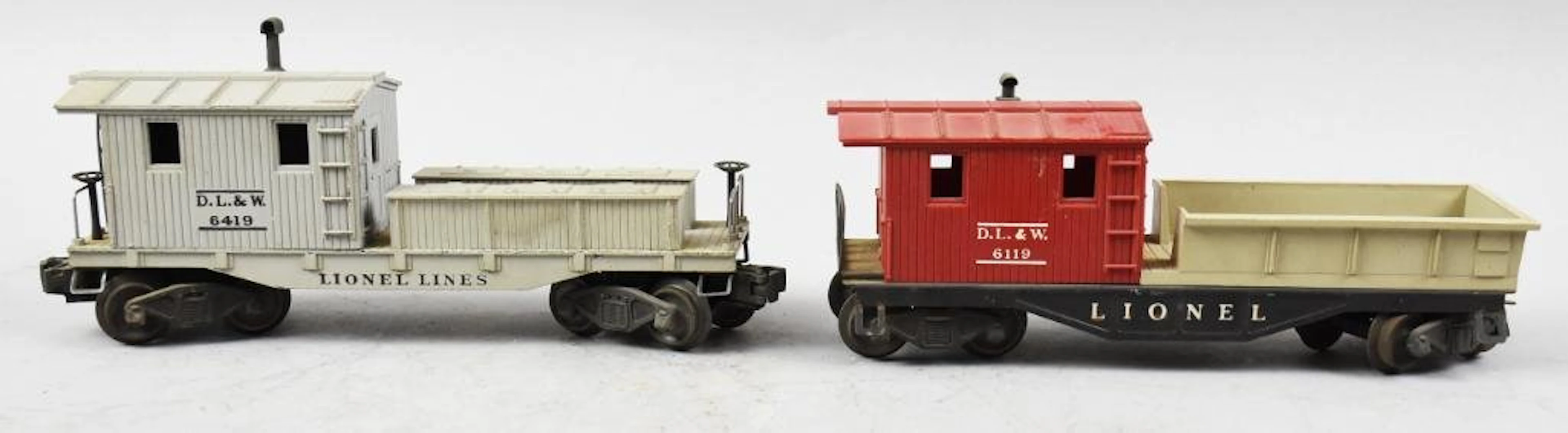 (2) Post-War Lionel Lines Work Caboose