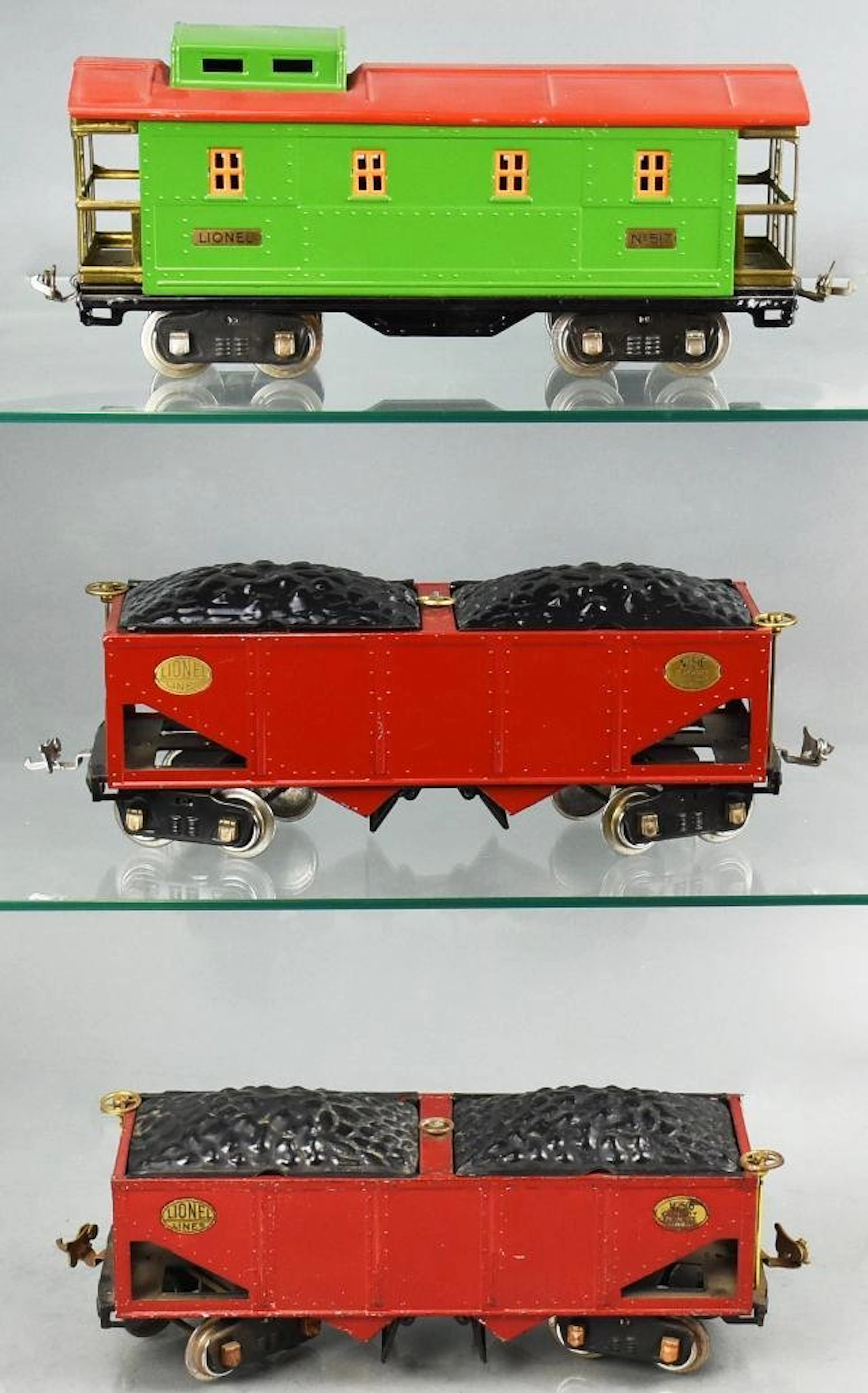 Vintage Pr Lionel Hoppers No 517, Caboose No 516