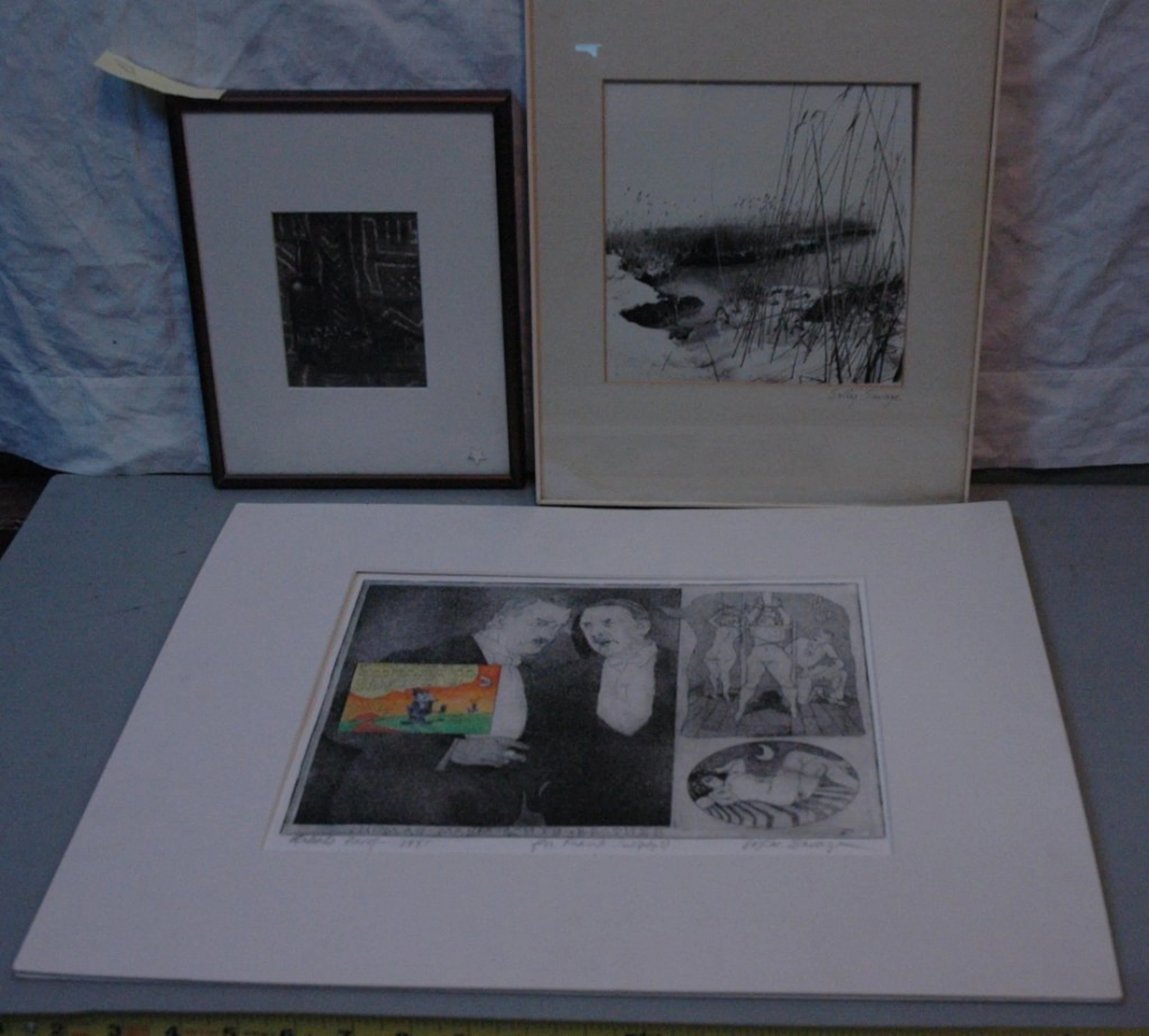 Lee Savage, Sally Savage, Art Lot. (3 pcs)