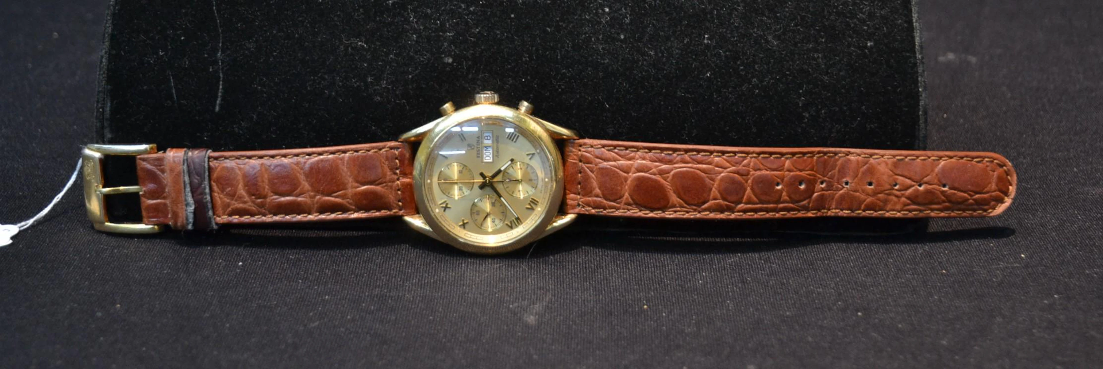 18kt GOLD FESTINA AUTOMATIC CHRONOGRAPH WATCH