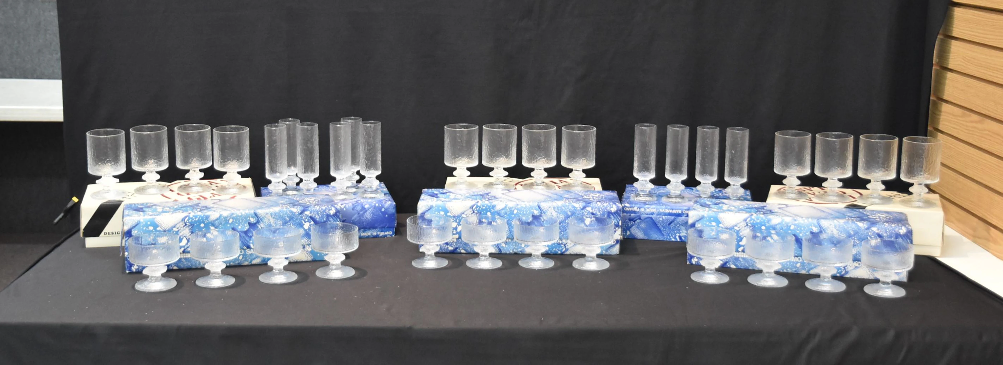 TIMO SARPENEVA FOR IITTALA , "SENATOR" STEMWARE