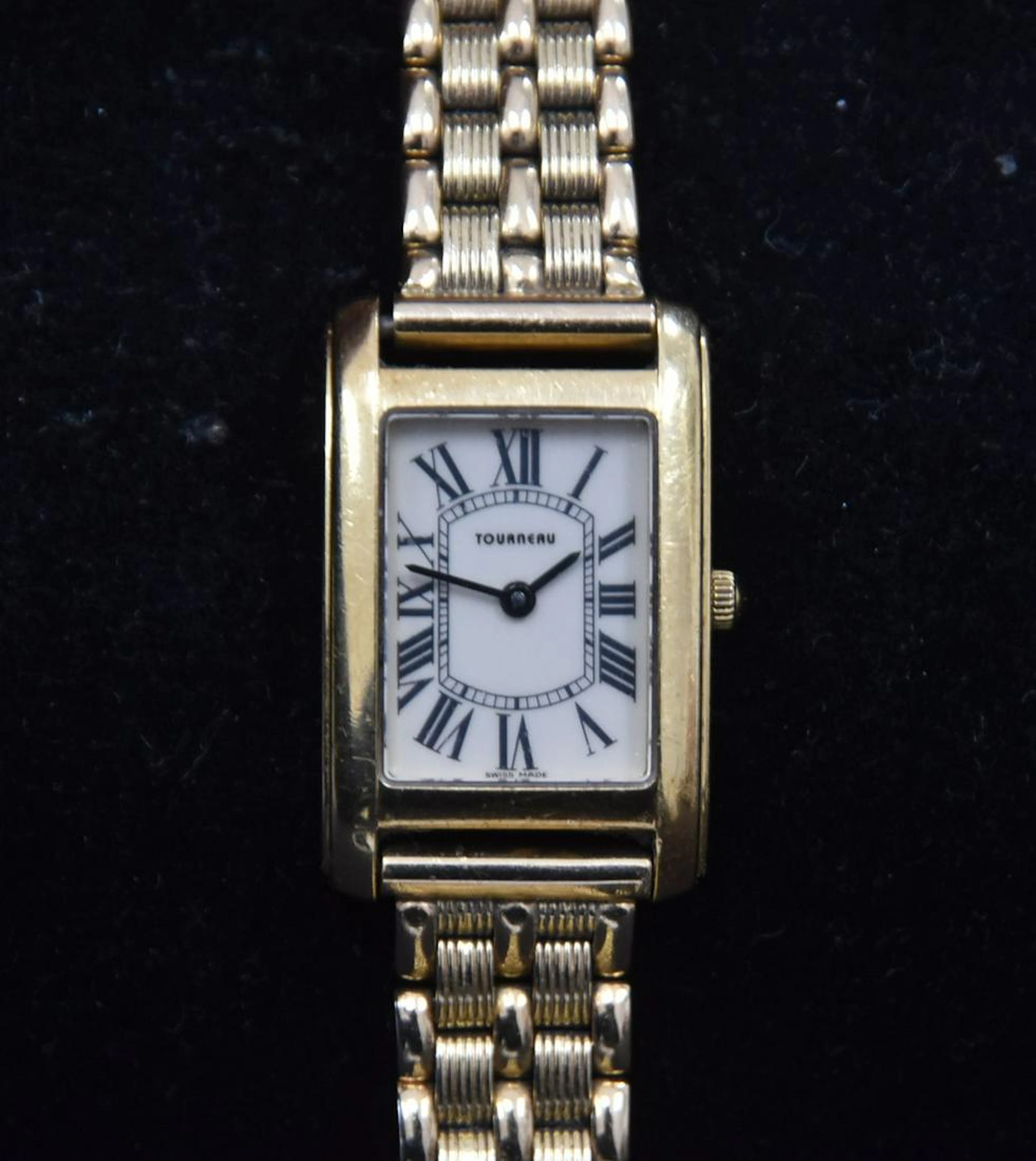 18kt GOLD TOURNEAU WATCH