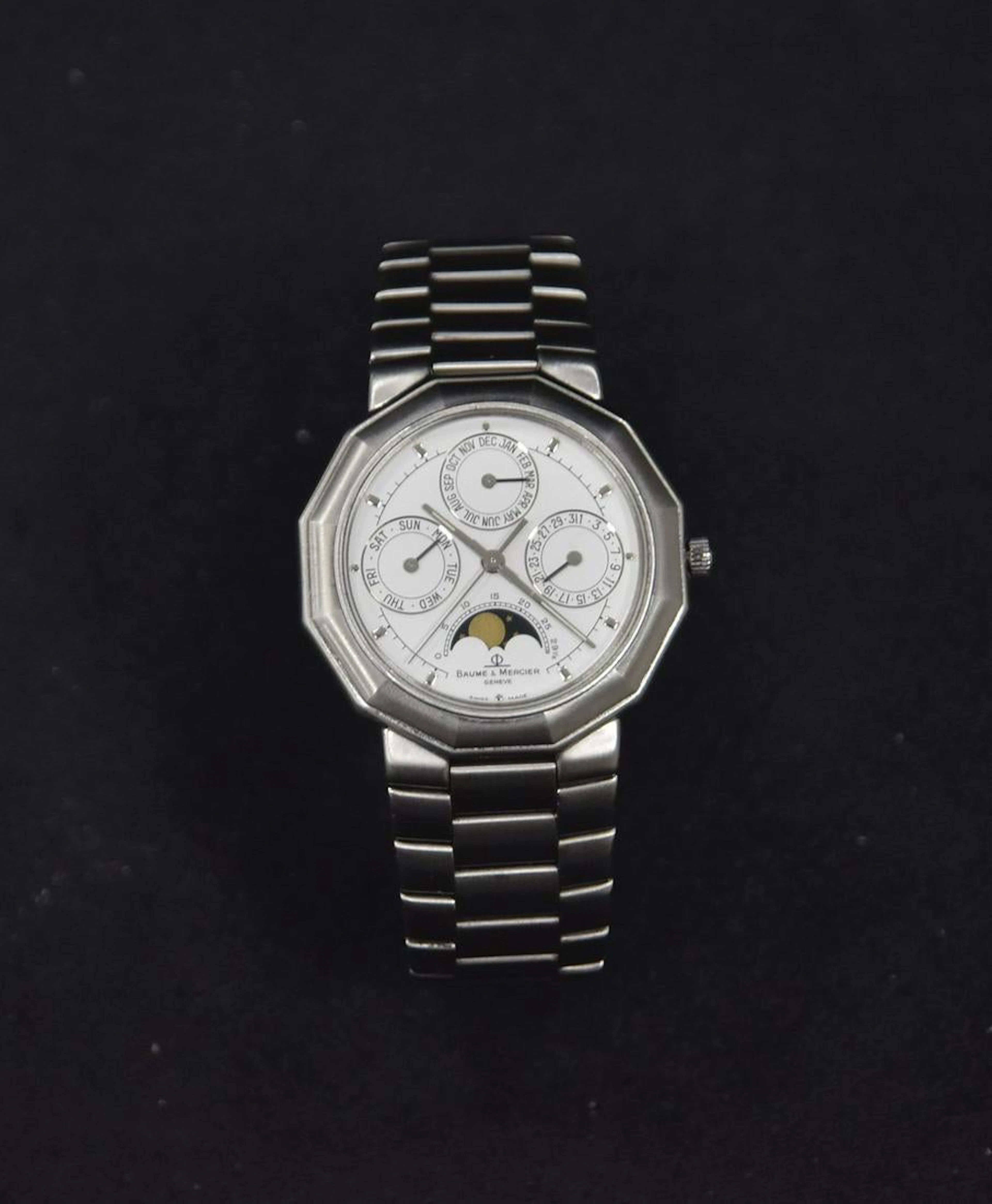 BAUME MERCIER SWISS ACIER INOX WRIST WATCH