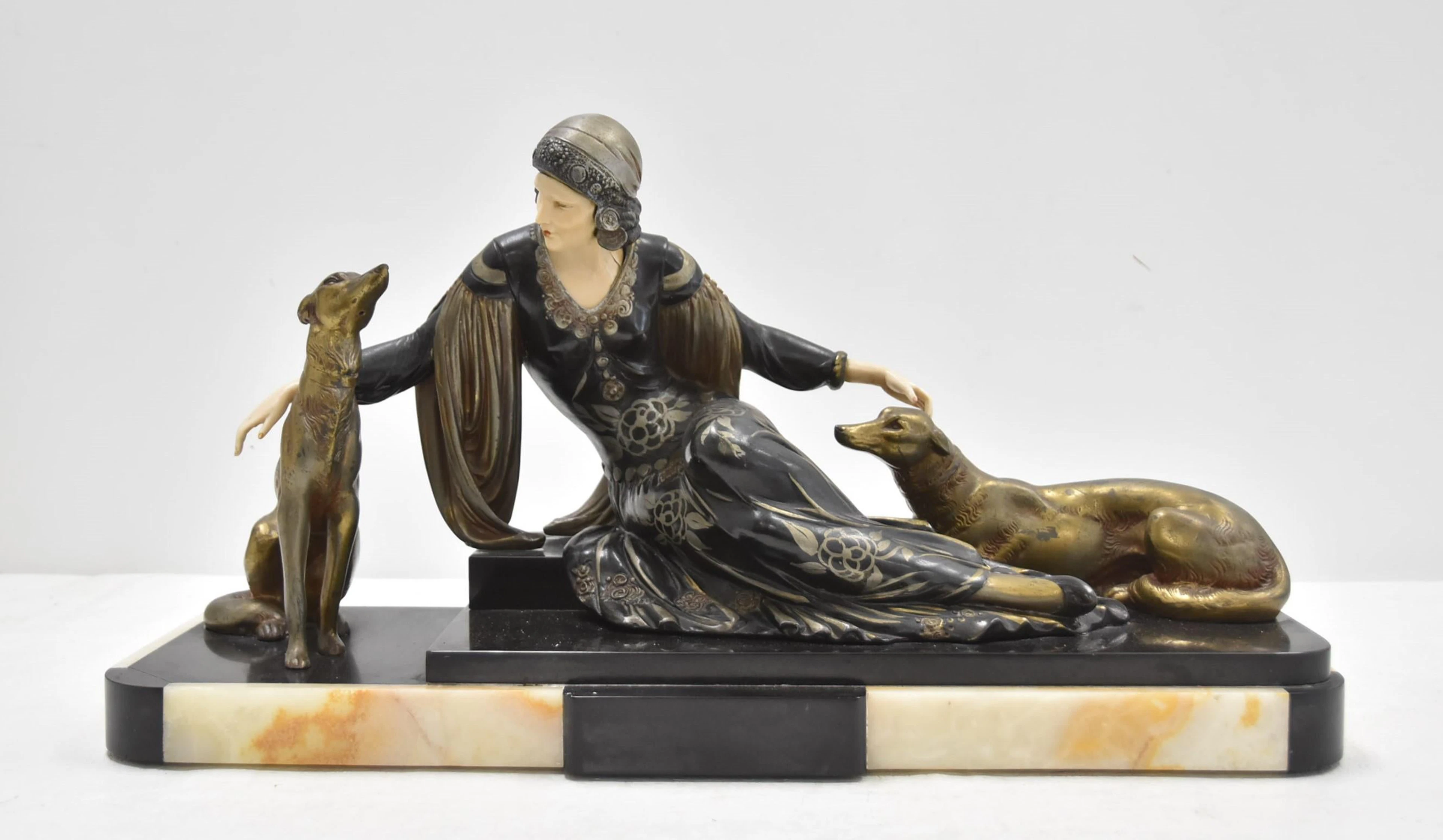 AFTER CHIPARUS , ART DECO SCULPTURE
