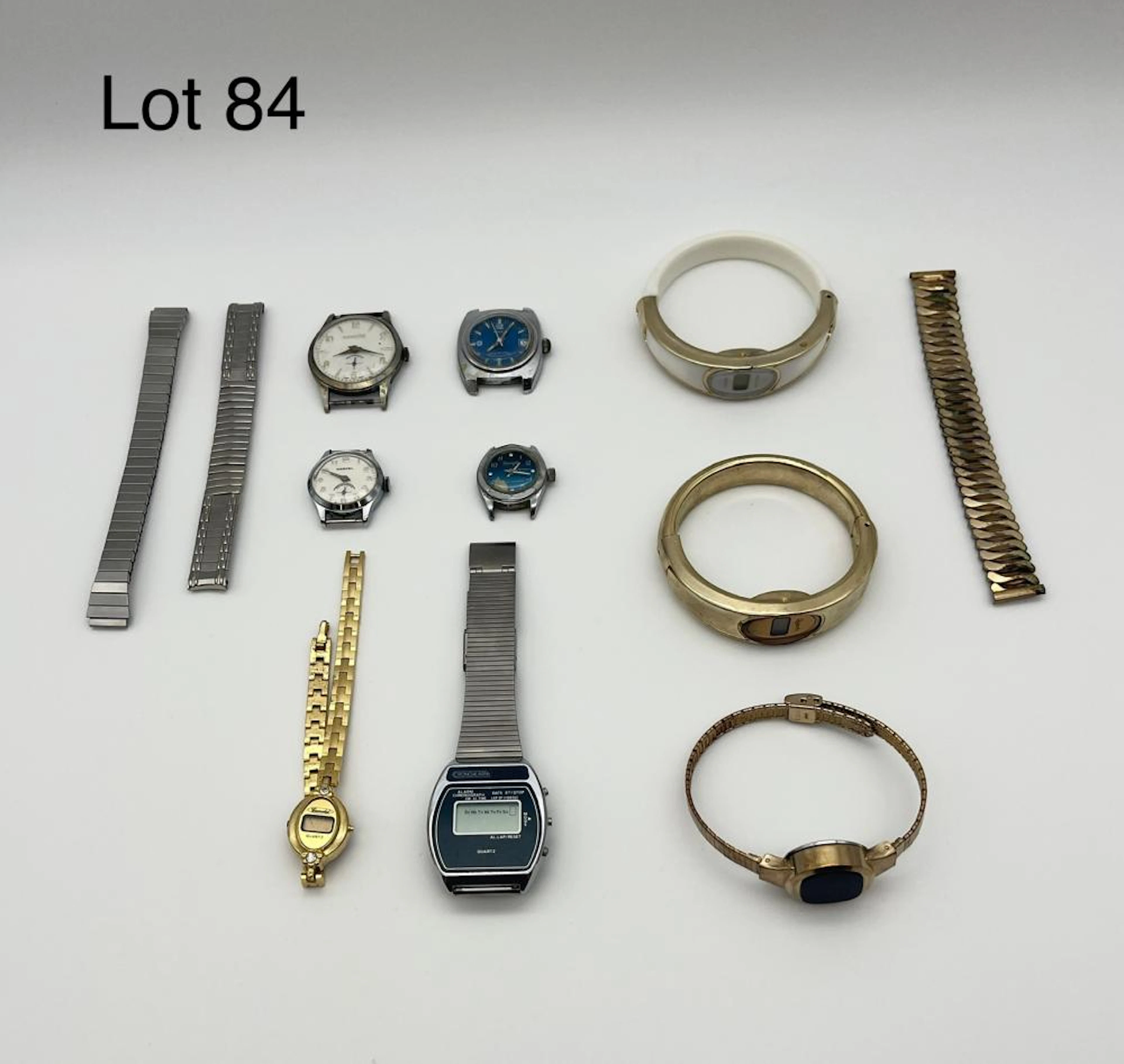 Lot of Wrist Watches and Straps