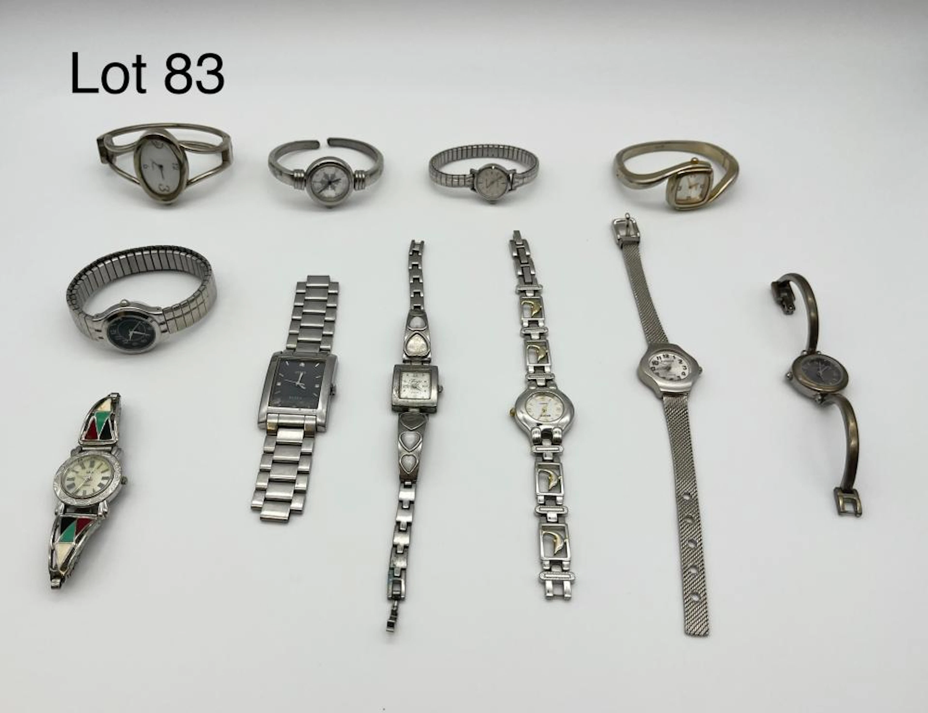 Lot of Silver Tone Watches