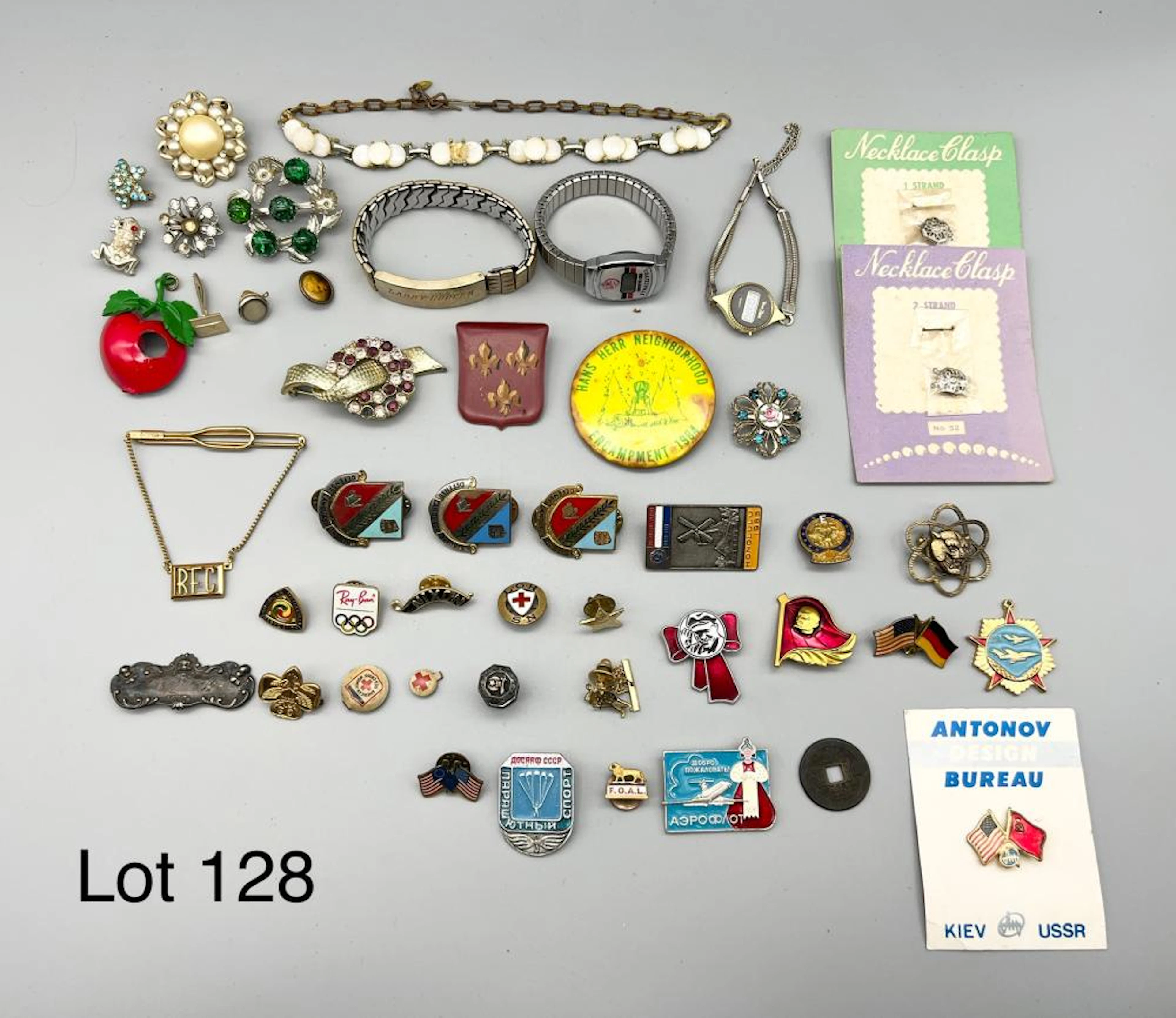 Lot of Vintage Pins and More