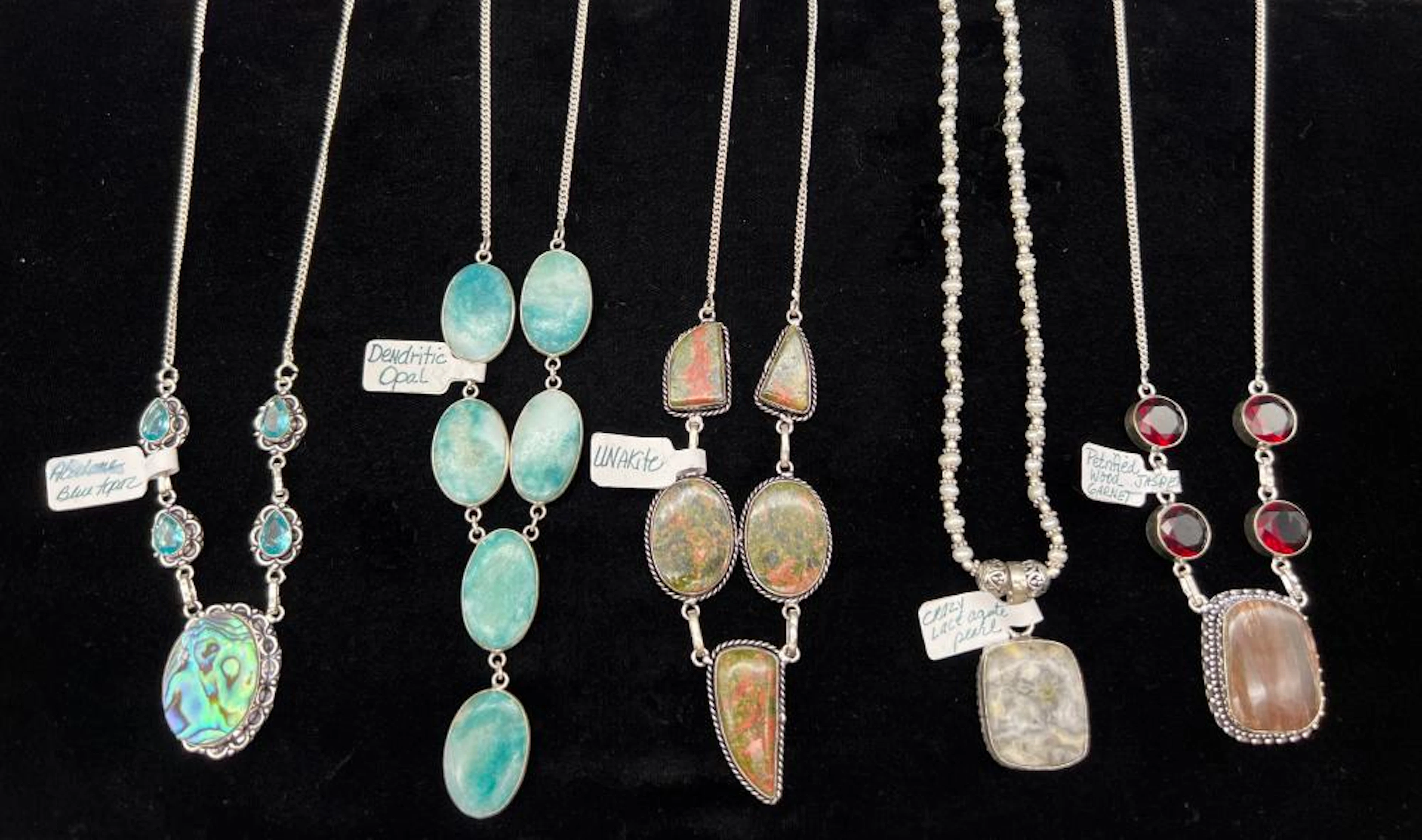 Gemstone Necklace Lot