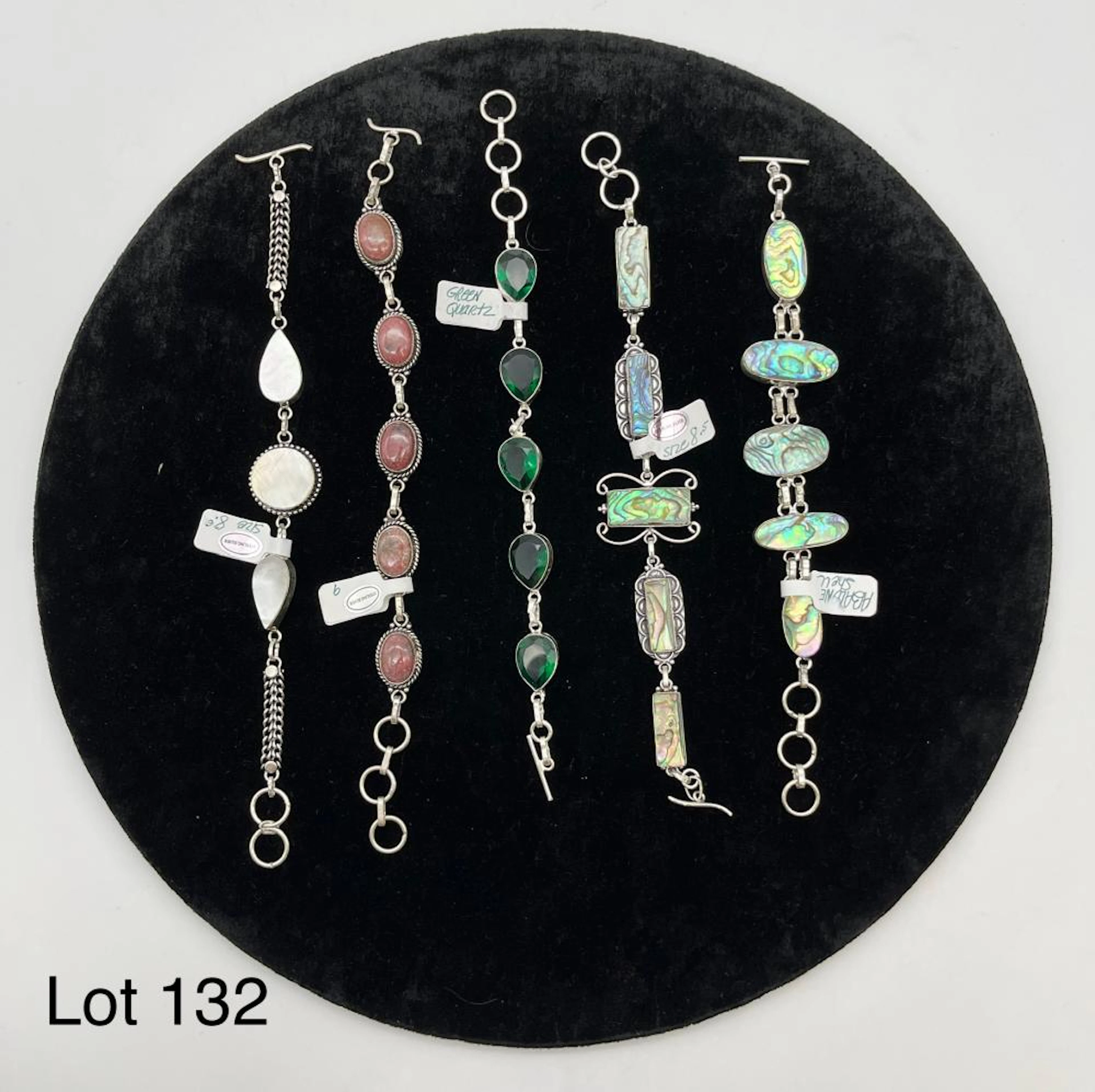 Mixed Set of Gemstone Bracelets