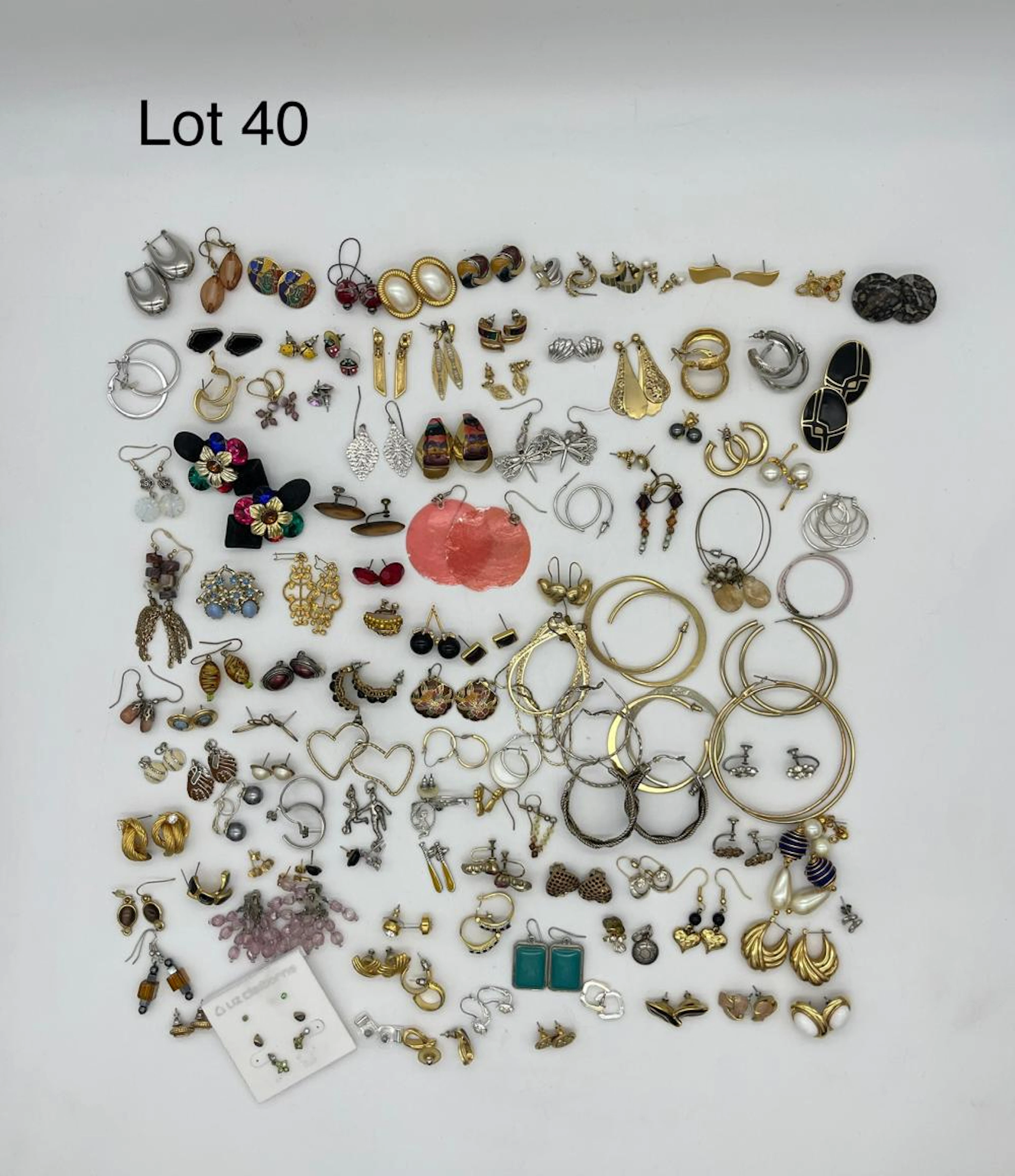 Selection of Costume Earrings Including Signed