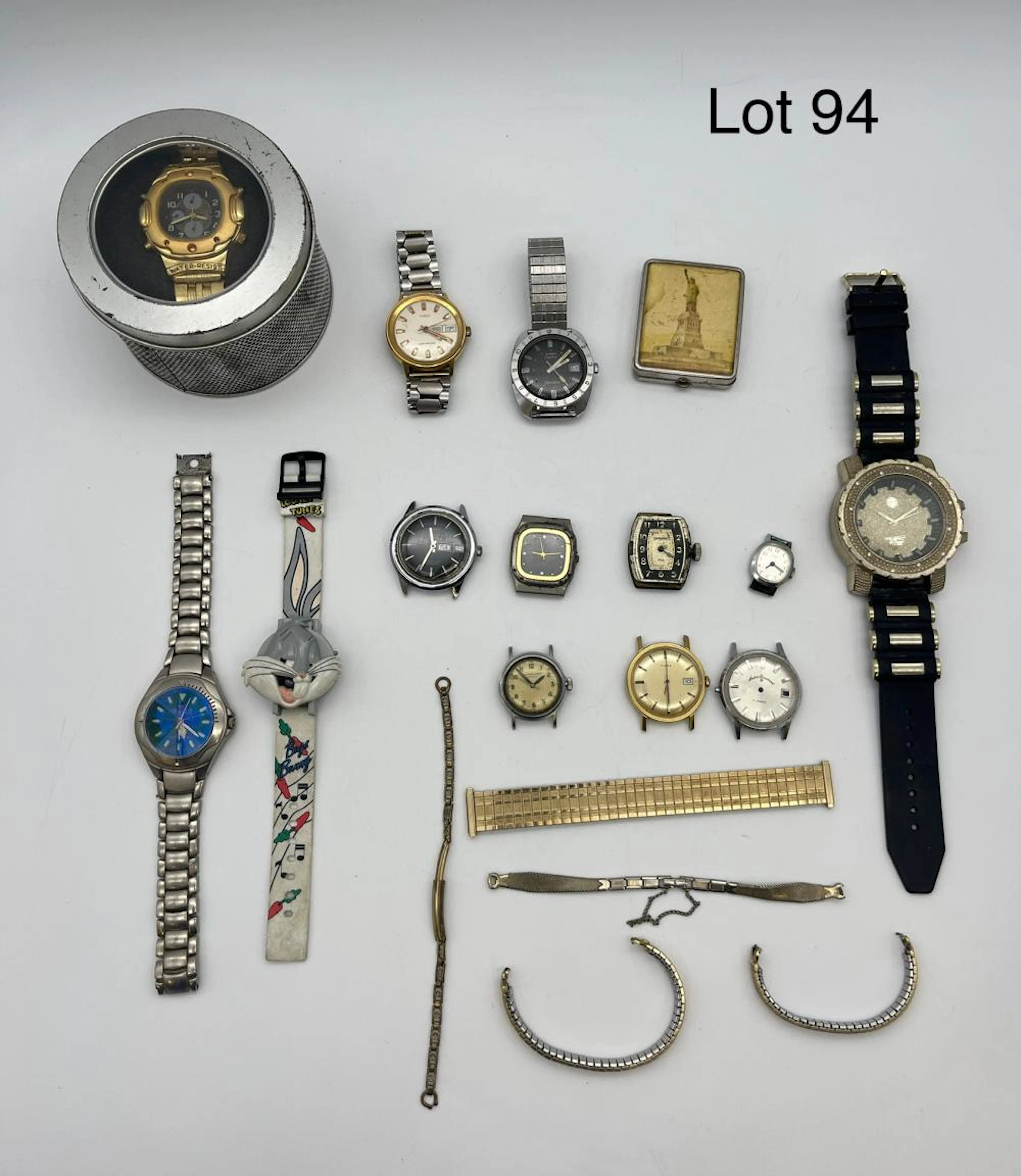 Mixed Lot of Watches Including Pieces and Findings