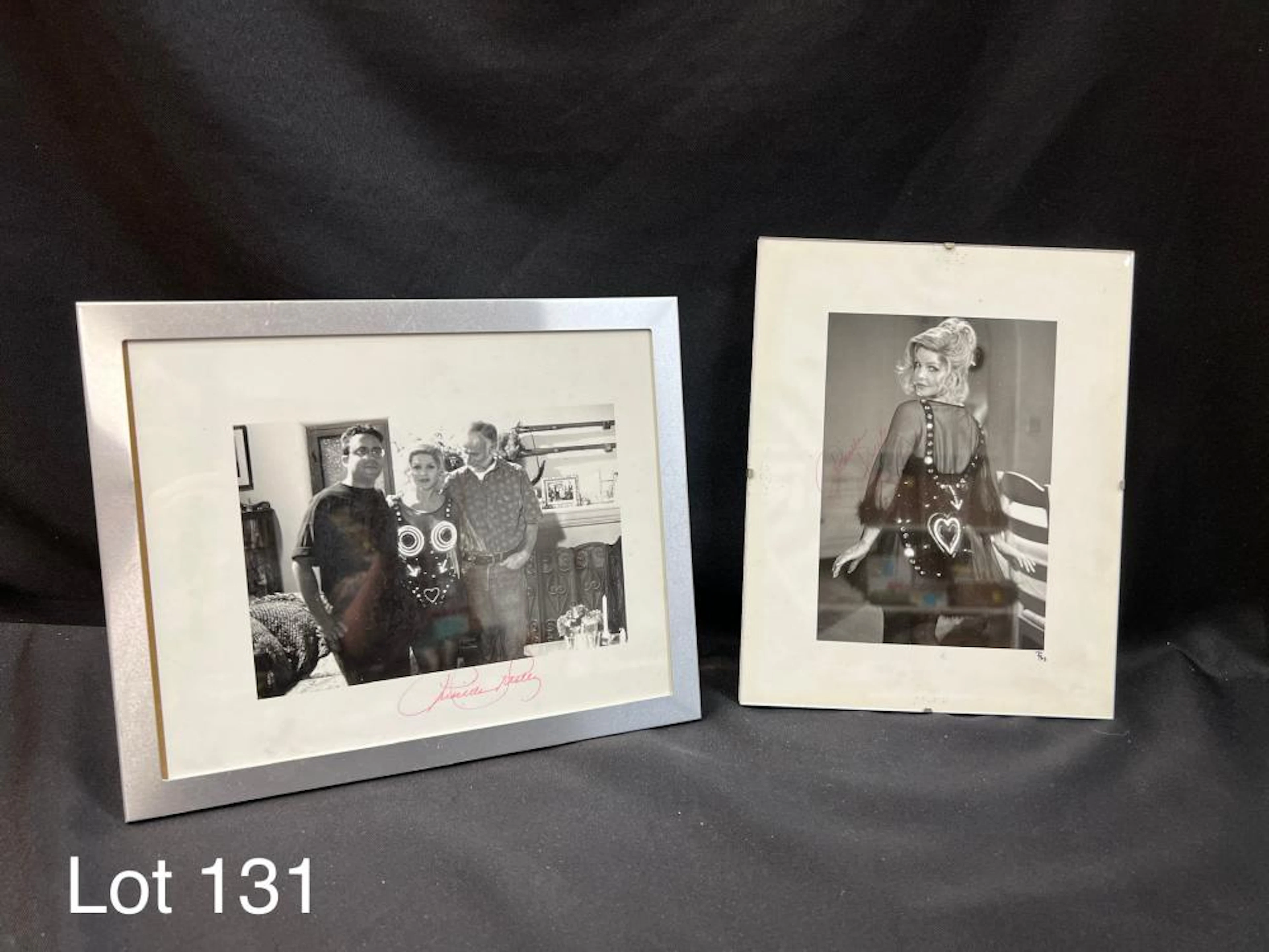 Duo of Autographed Photos of Priscilla Presley
