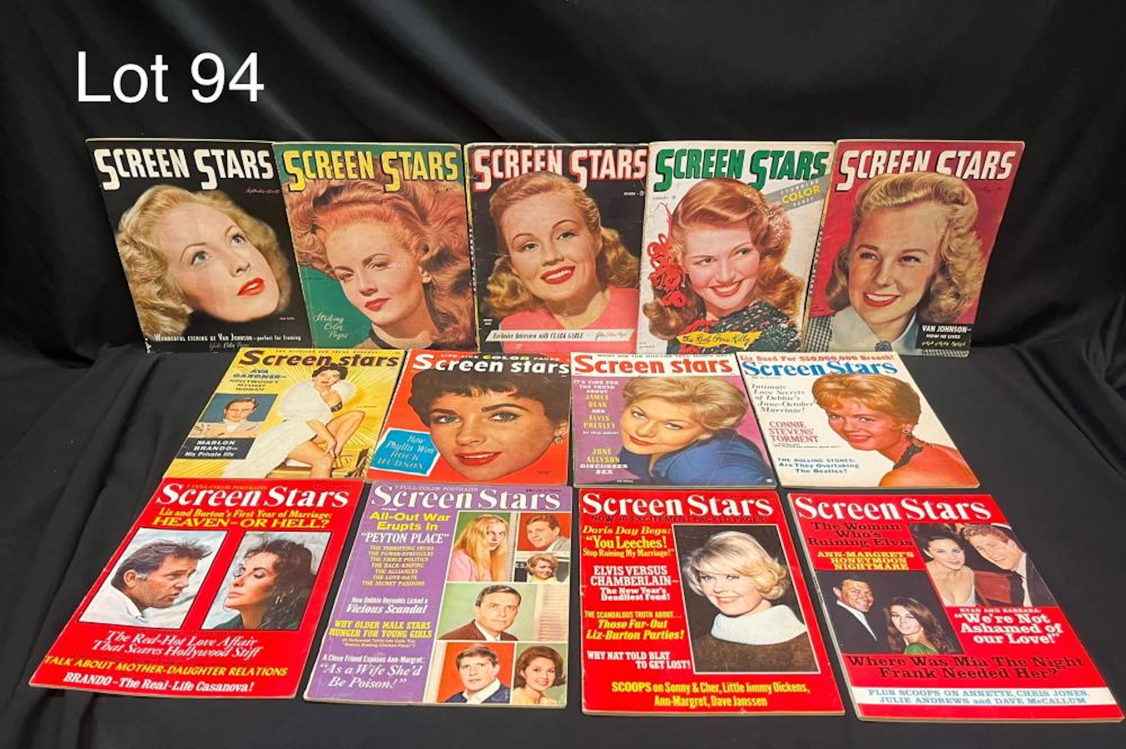 Selection of "Screen Stars" Film Magazines