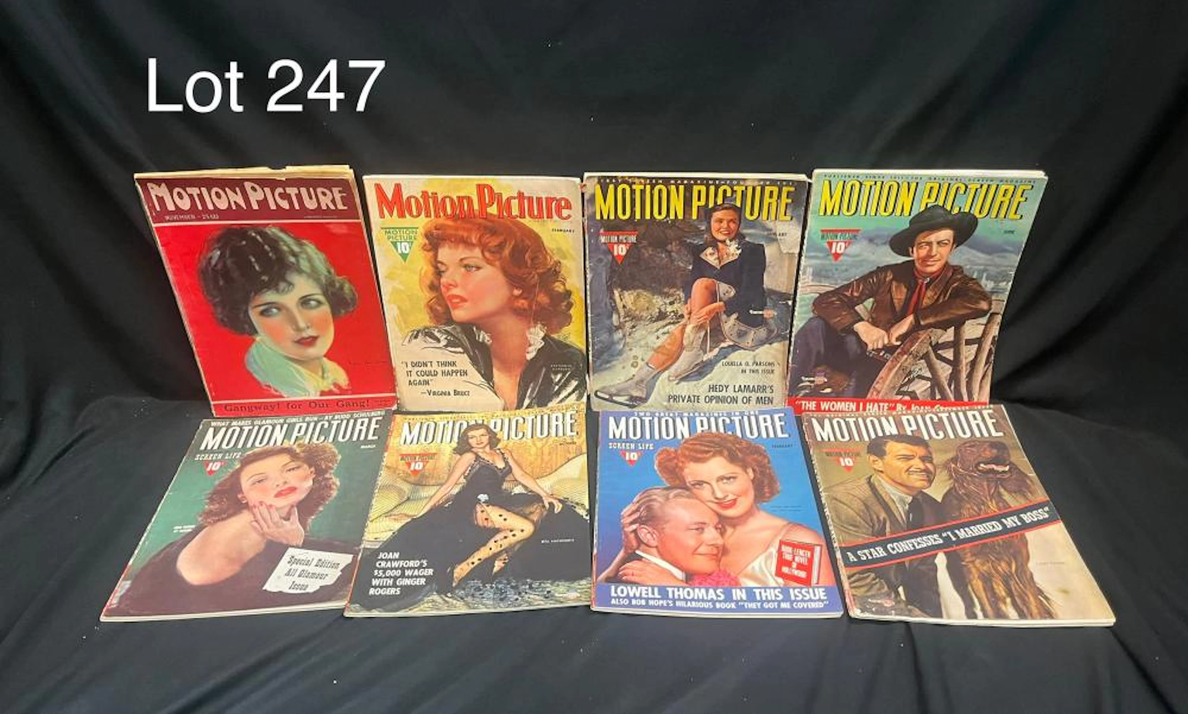 Lot of Early Motion Picture Magazines
