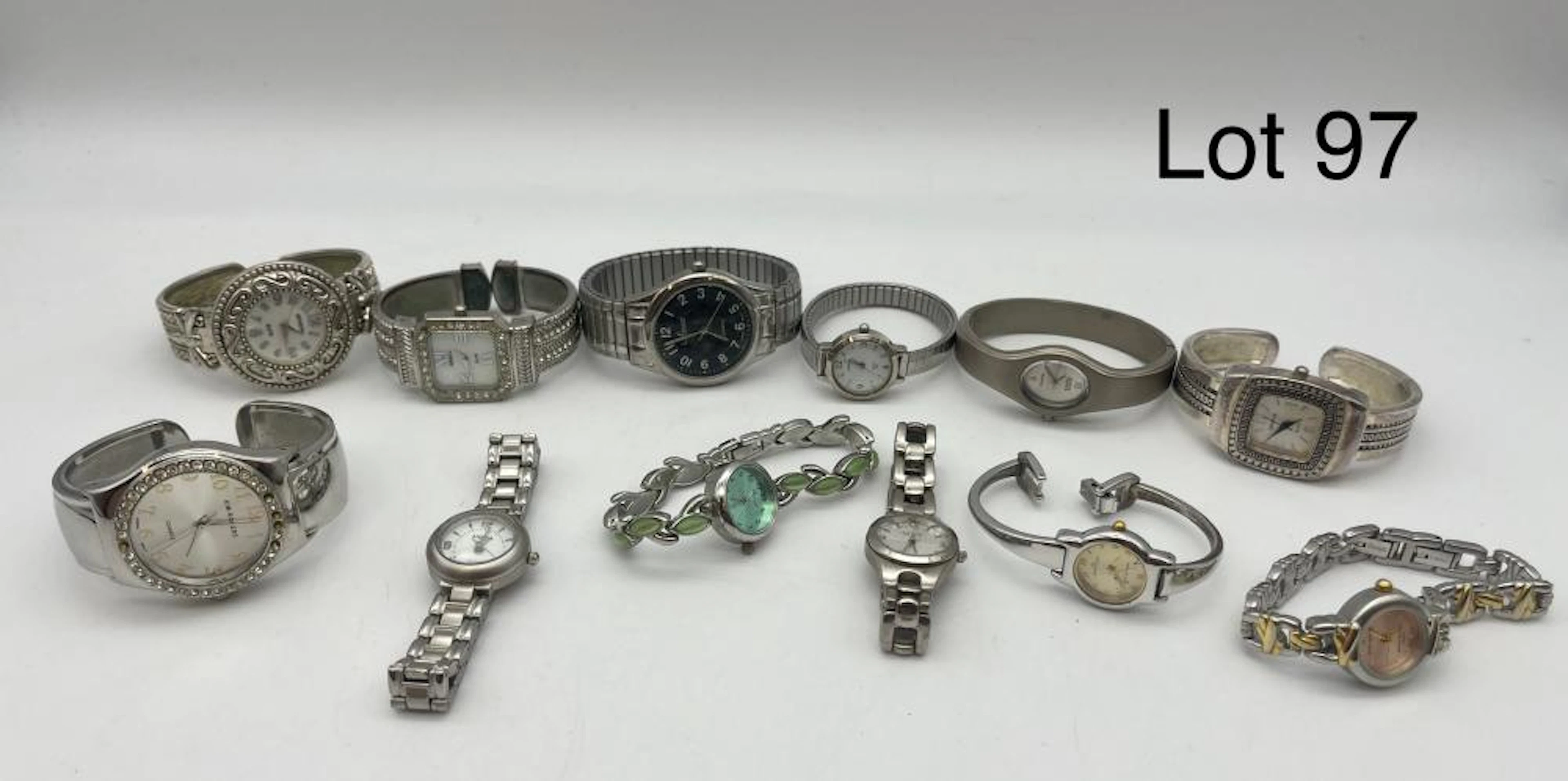 Lot of Silver Tone Watches