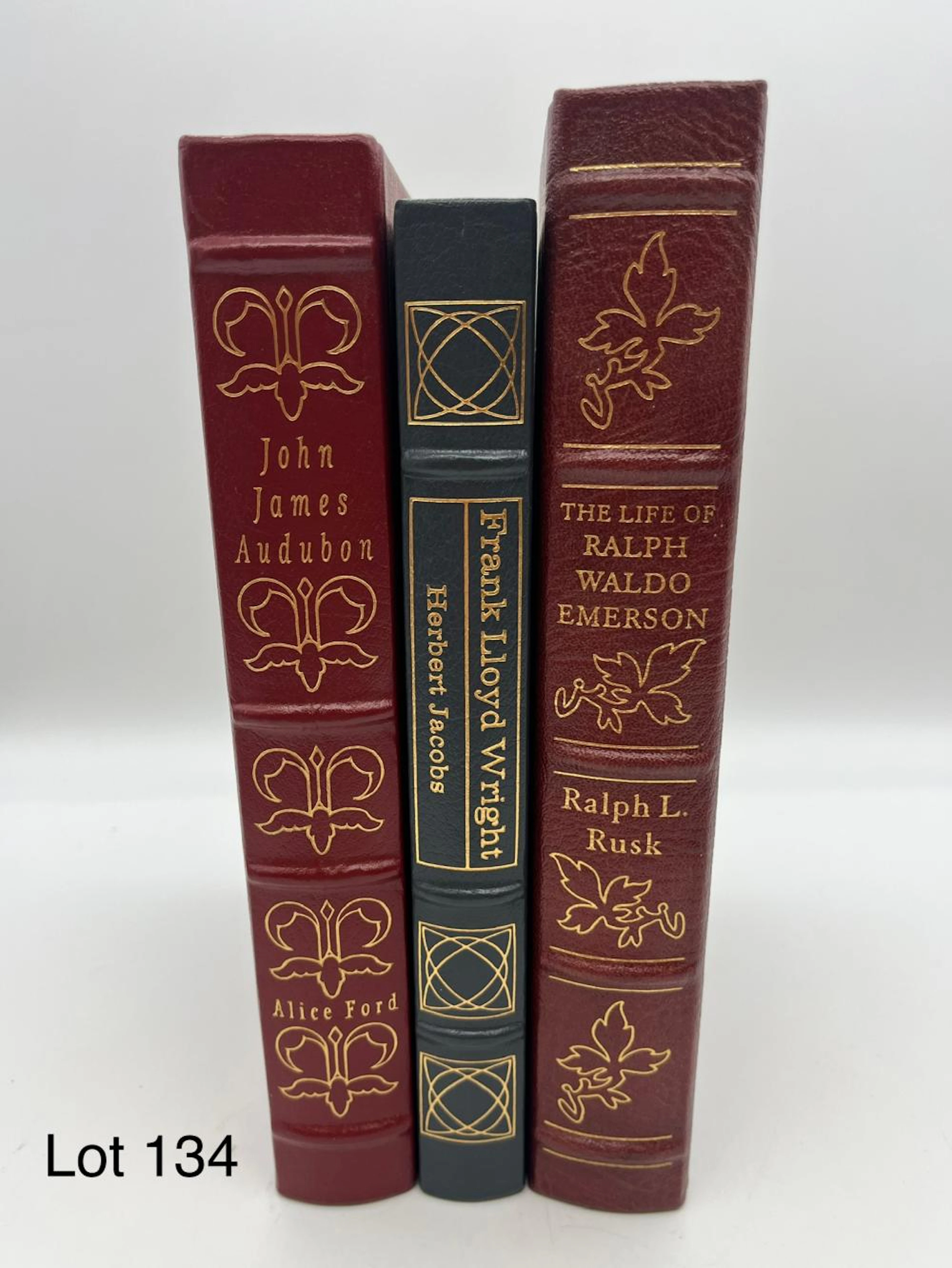 Lot of Easton Press Biographies for American Visionaries