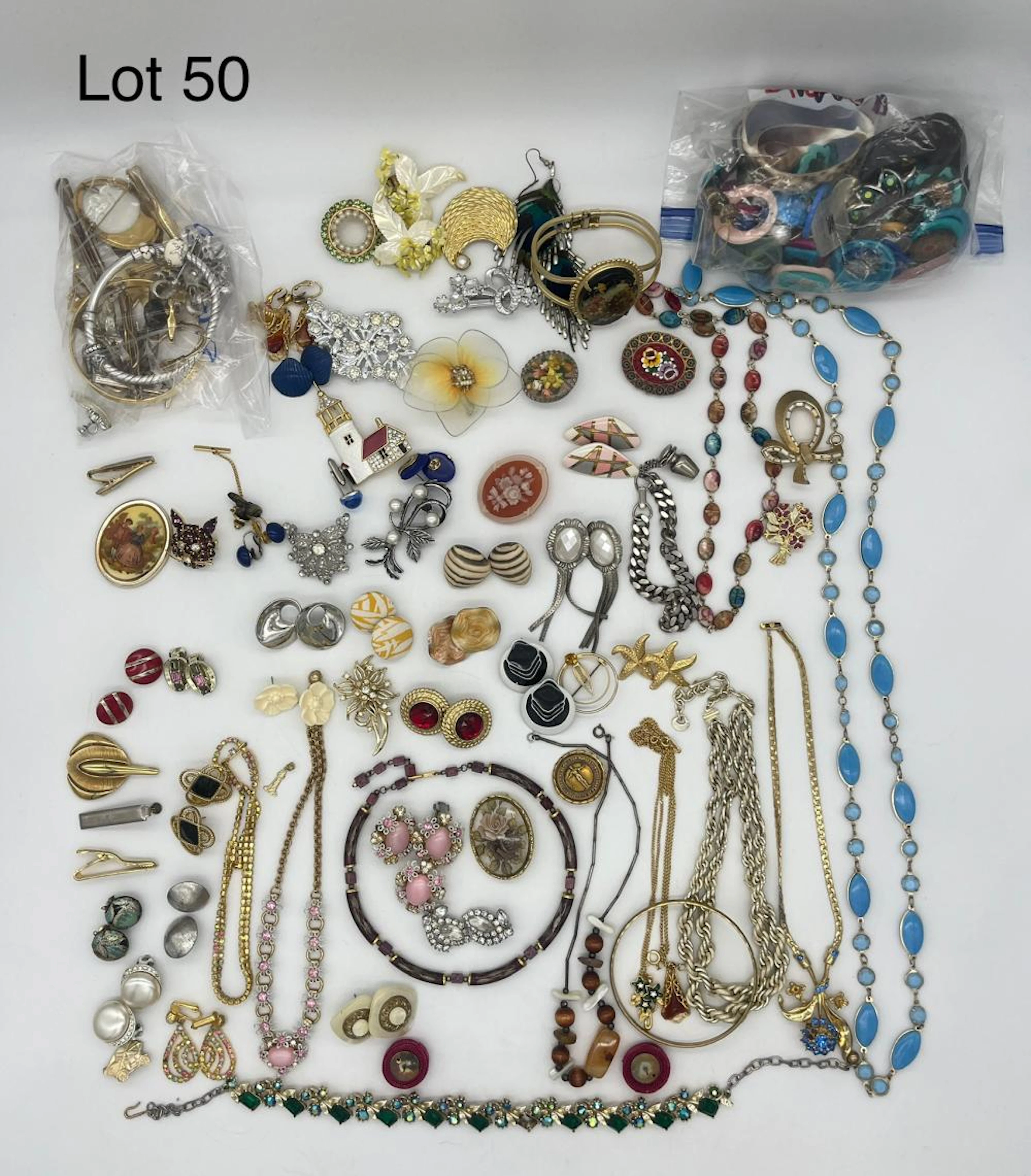 Variety of Costume Jewelry Including Vintage, Signed, and More
