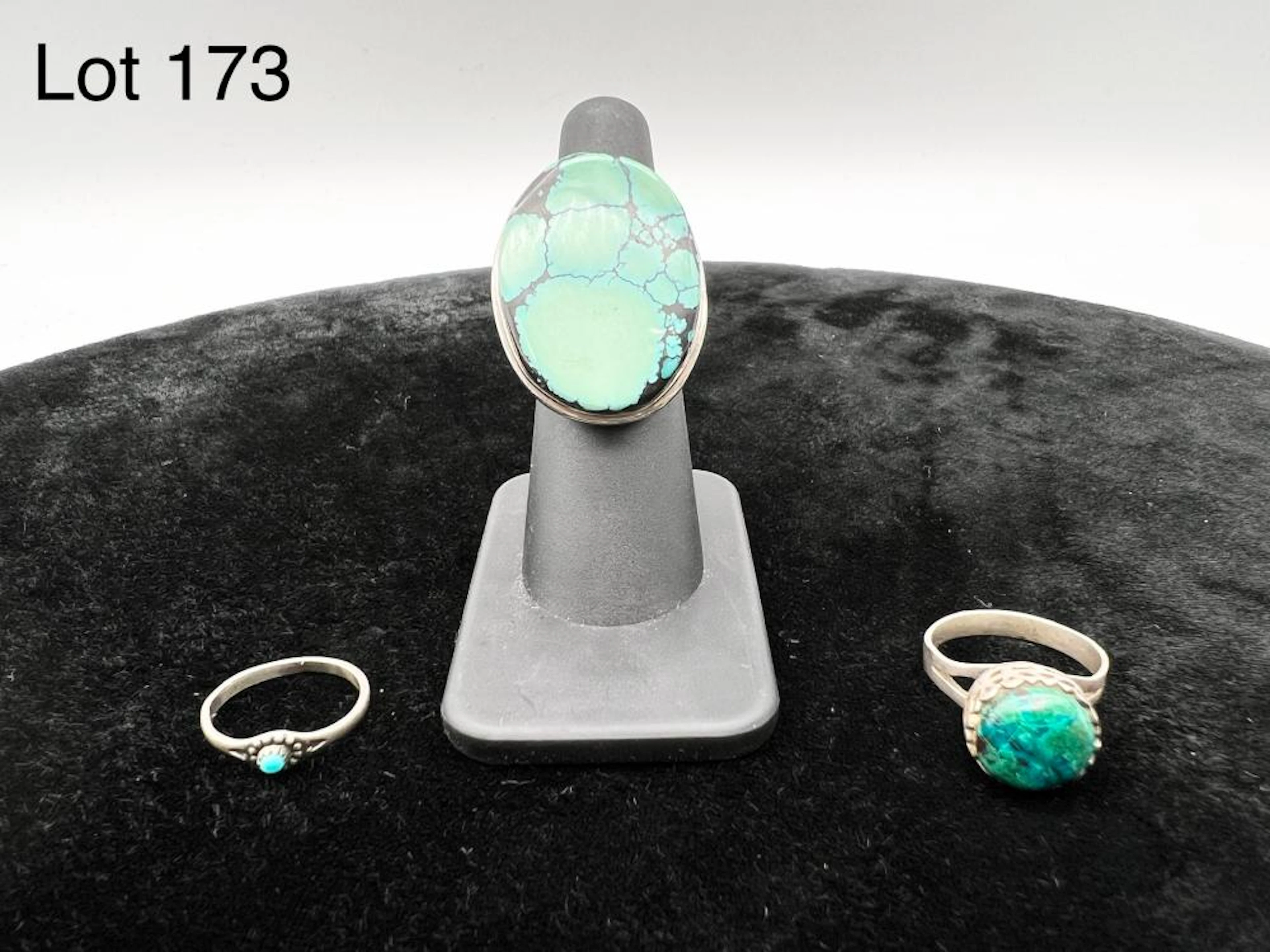 Lot of Three Sterling Silver Rings