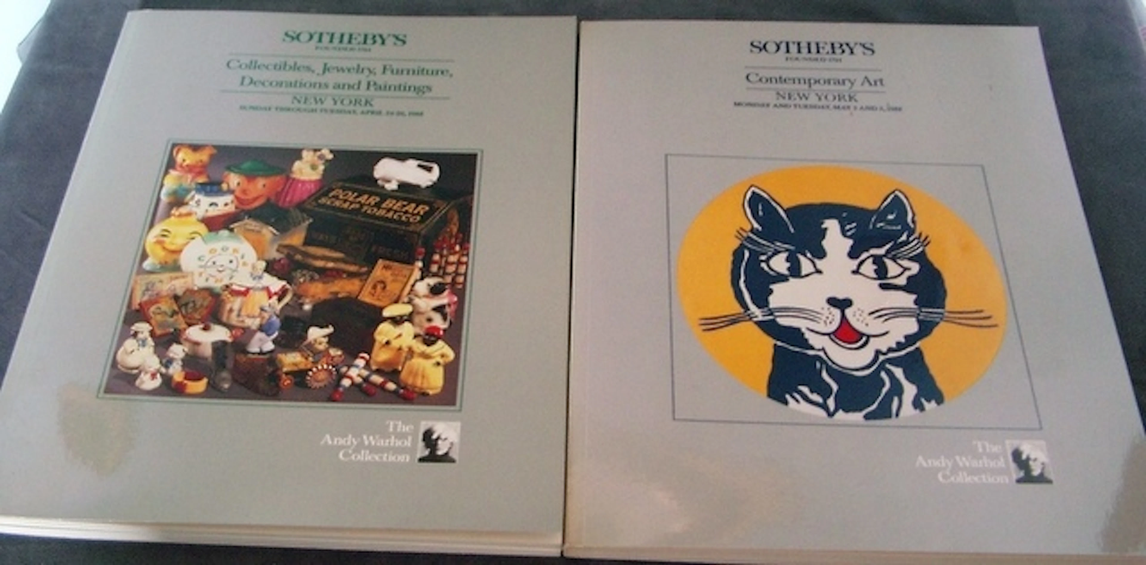 Sothebys: Andy Warhol Collection, April 24th through May 3rd, 1988