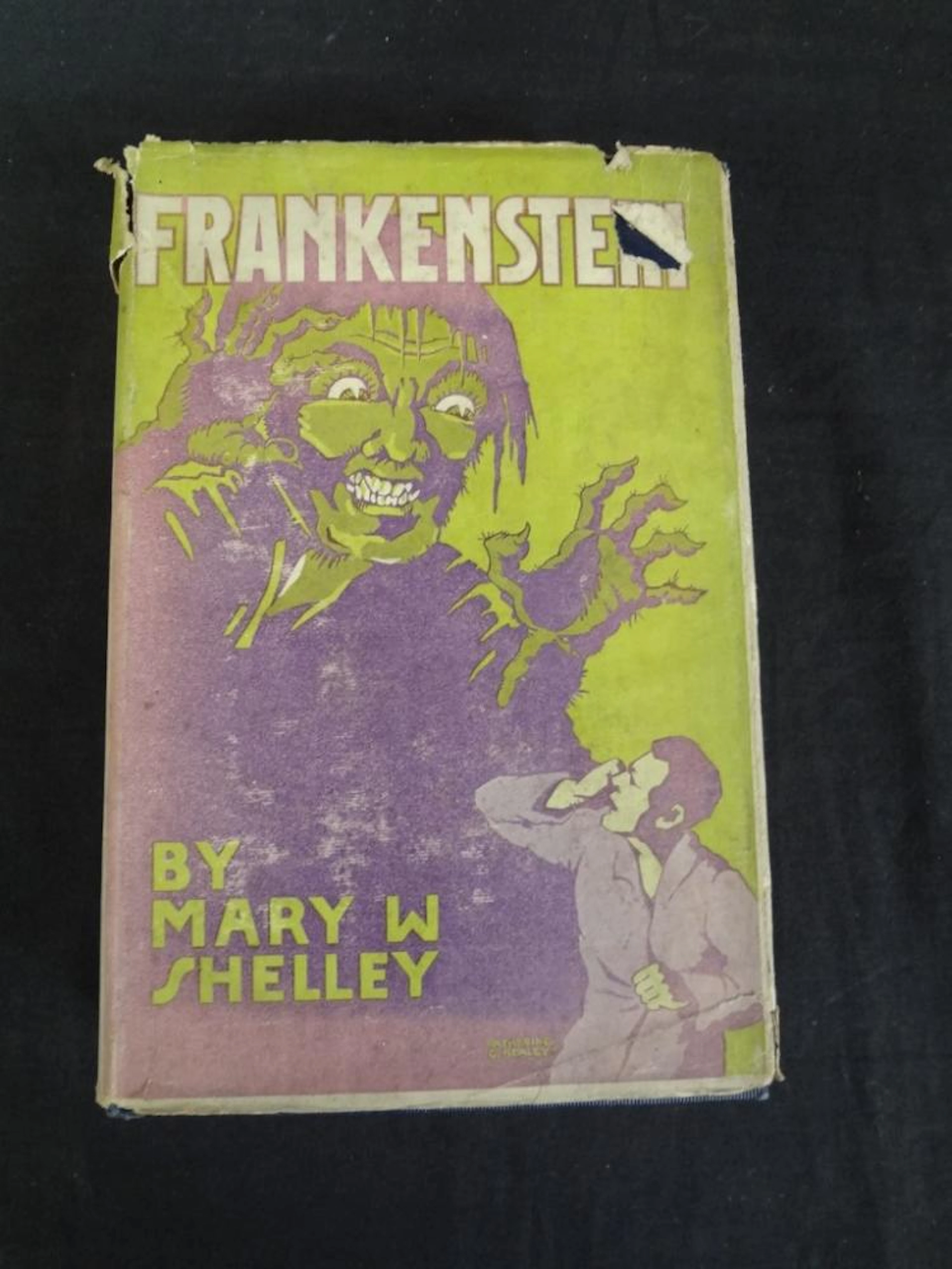 Frankenstein or the Modern Prometheus Mary Shelley with dust jacket 1922