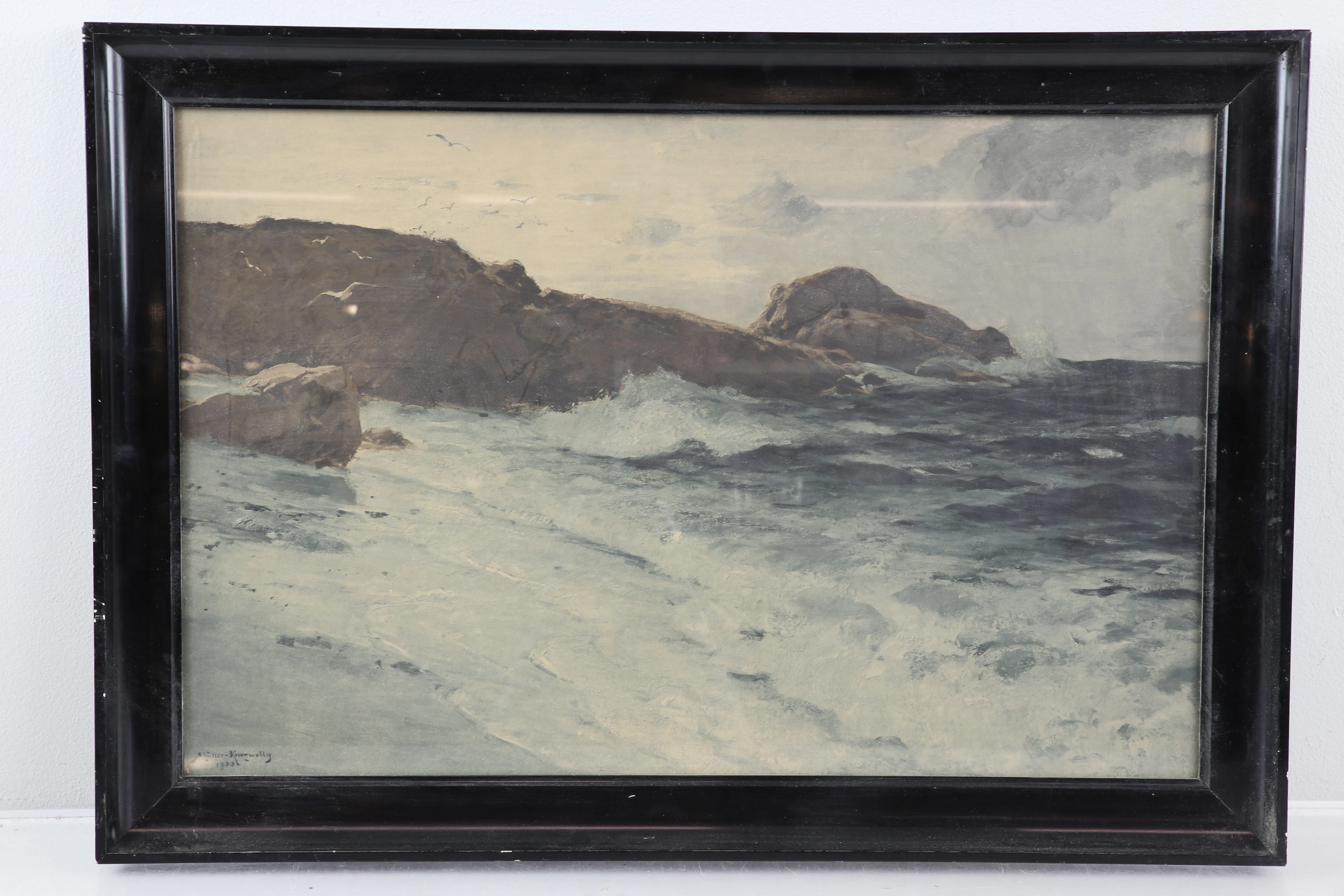 KONRAD ALEXANDER MÜLLER-KURZWELLY (1855-1914), gouache