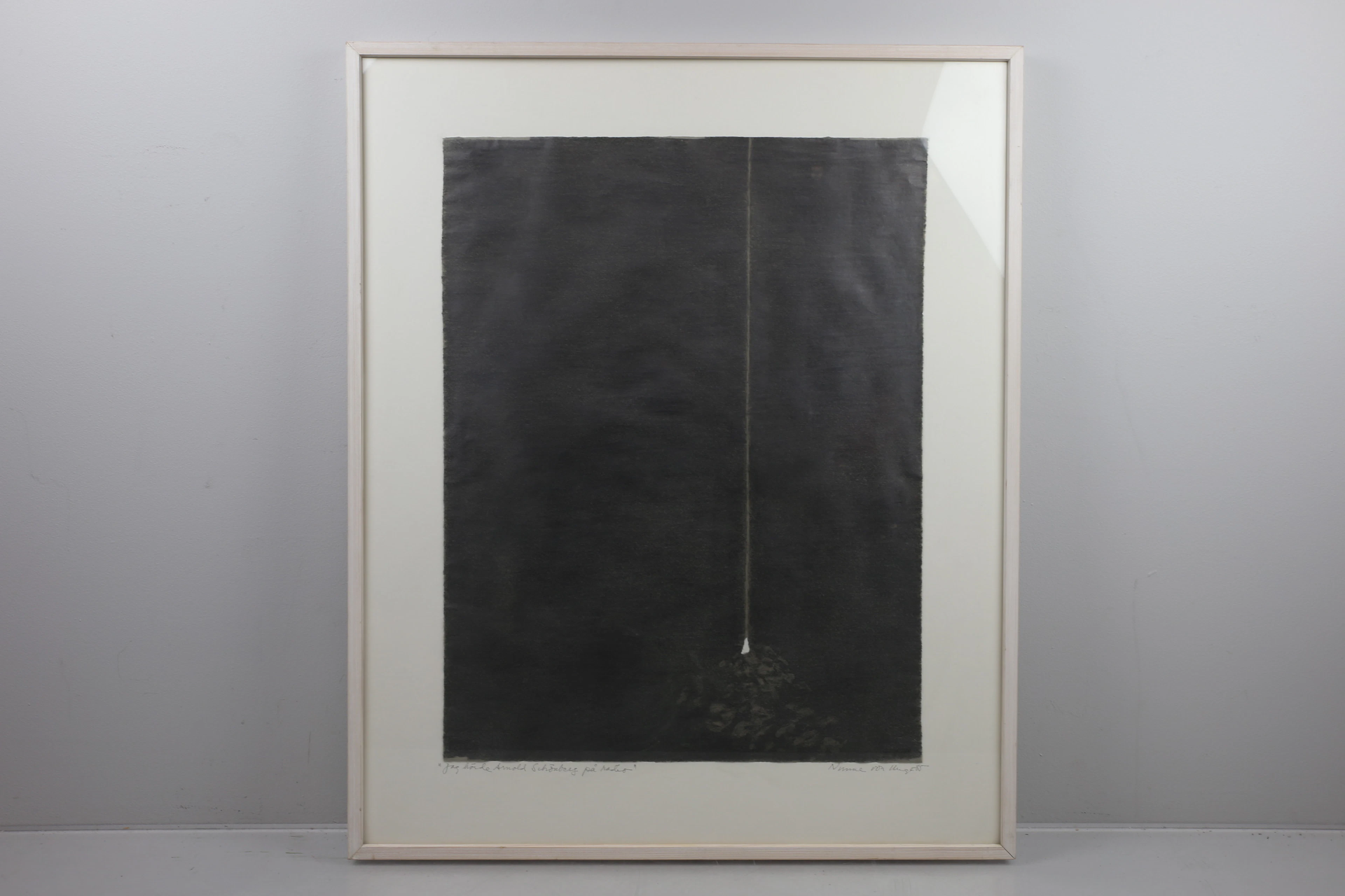NUNNE VON UNGE (1923-2007), "Jag hörde Arnold Schönberg på radio", serigrafi